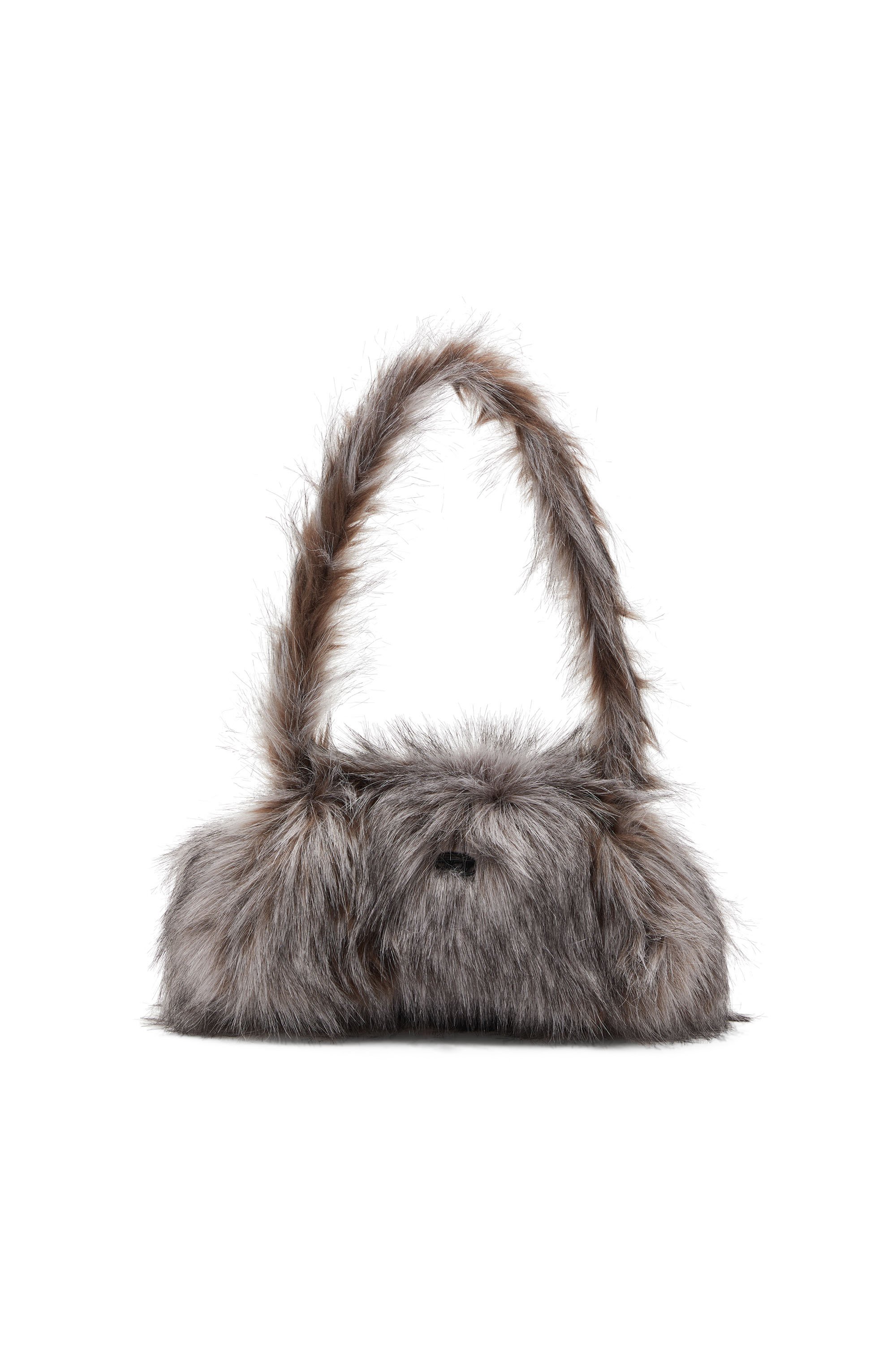 Diesel - PLAY CROSSBODY, Female's Play-Fluffy crossbody bag in グレー - 1