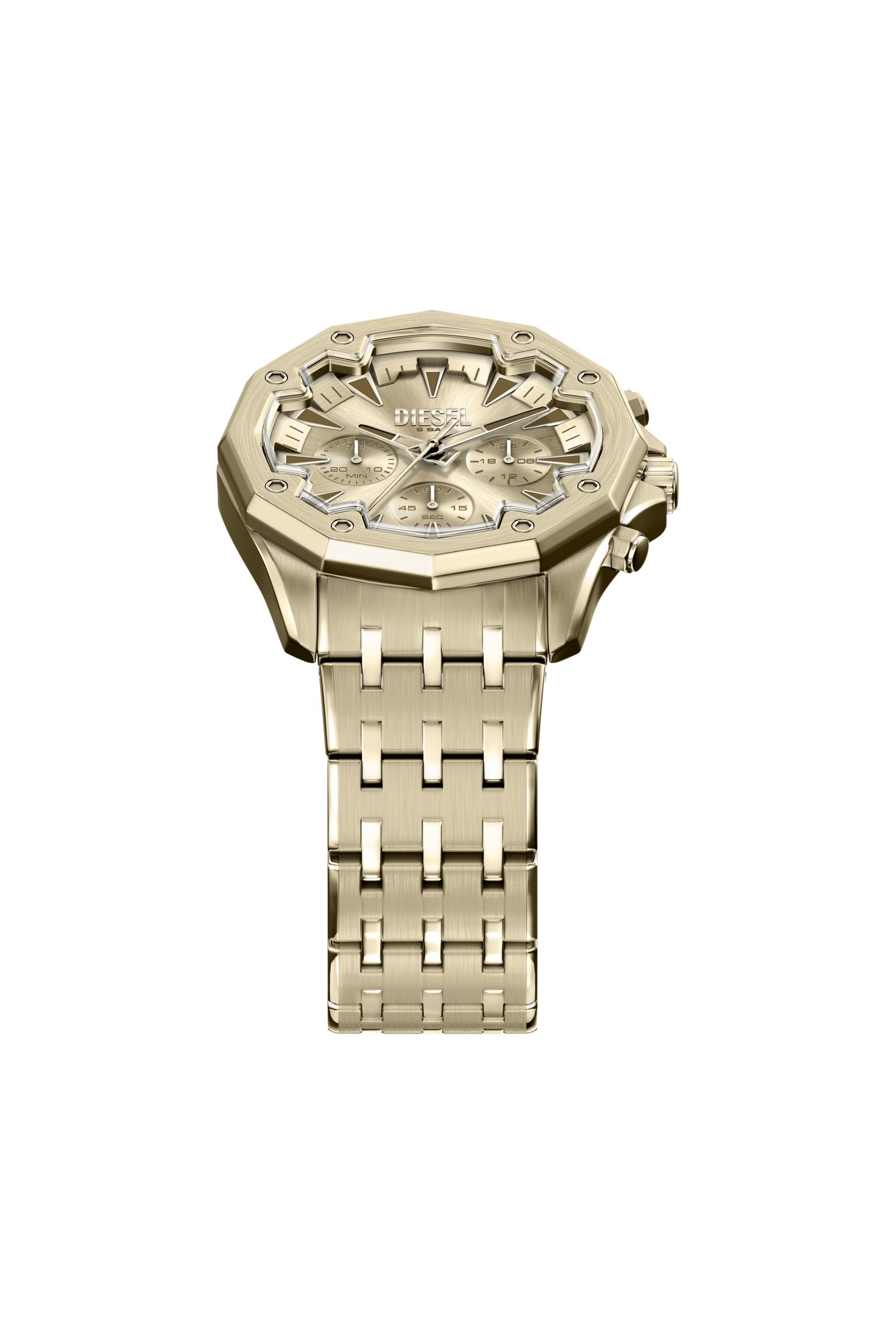 Diesel - DZ4707 WATCH, Male's Stinger Gold-Tone Stainless Steel Watch in ゴールド - 4