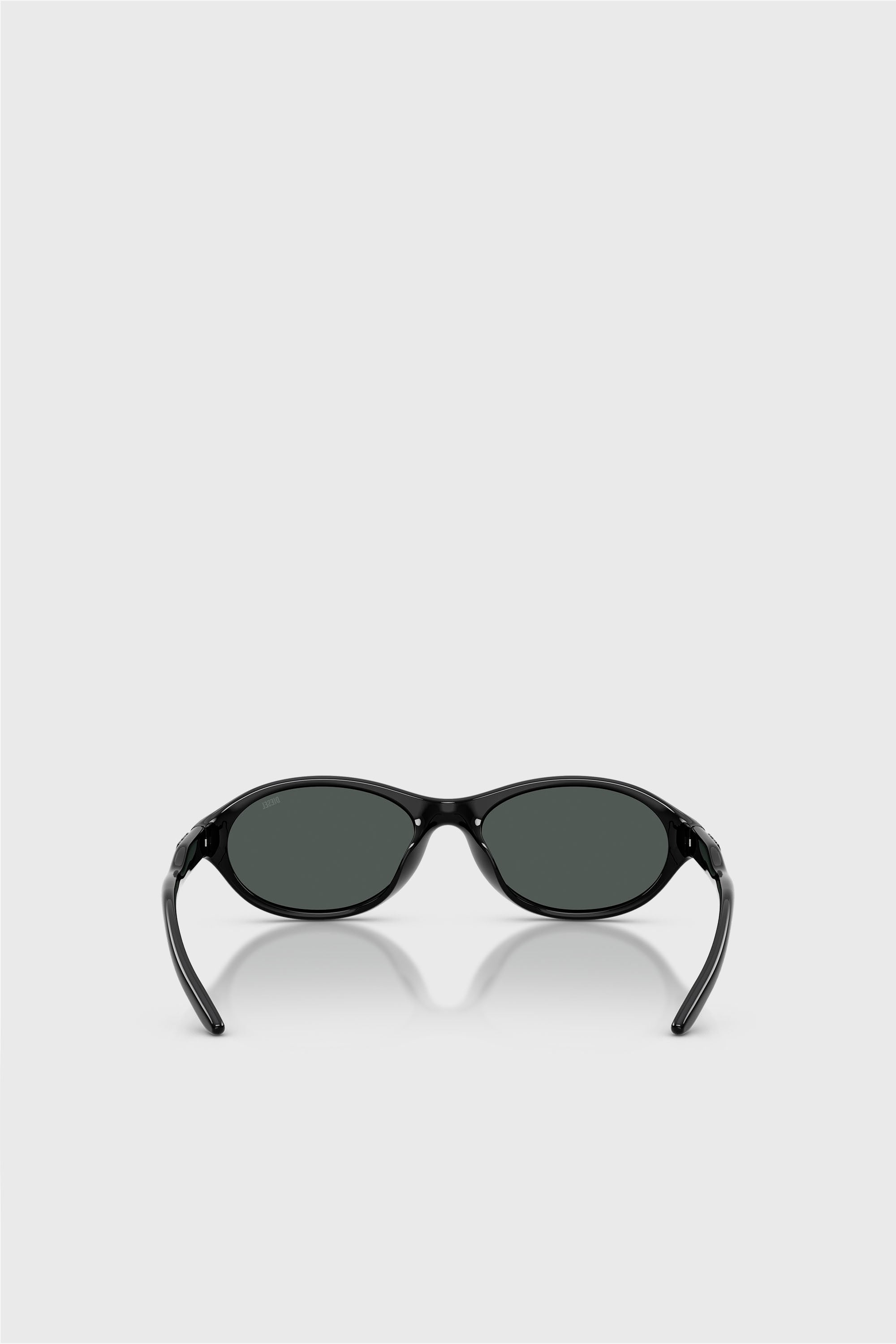 Diesel - 0DL3024U, Unisex's Oval Sunglasses in ブラック - 1
