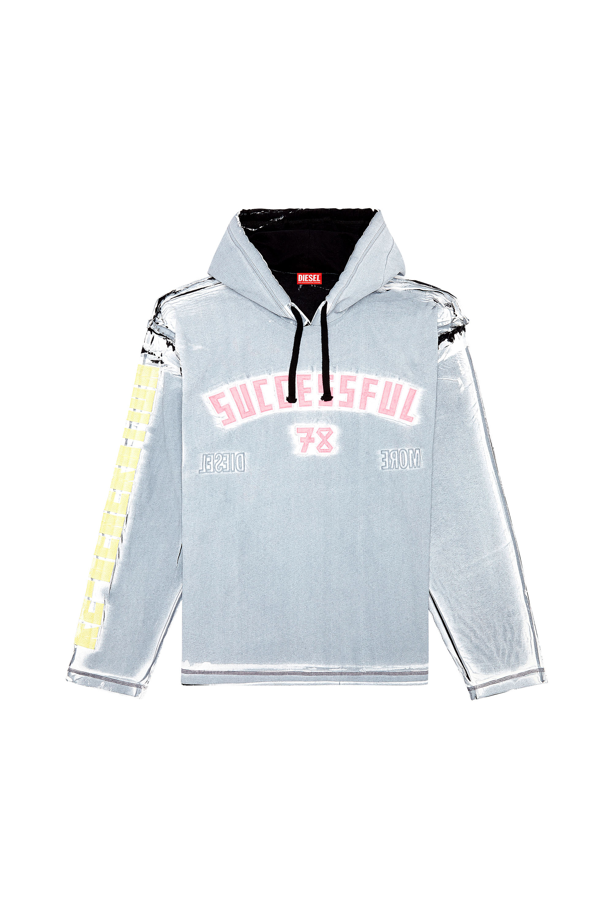Diesel - T-NABEL-HOOD-LS, ブラック/ブルー - Image 6