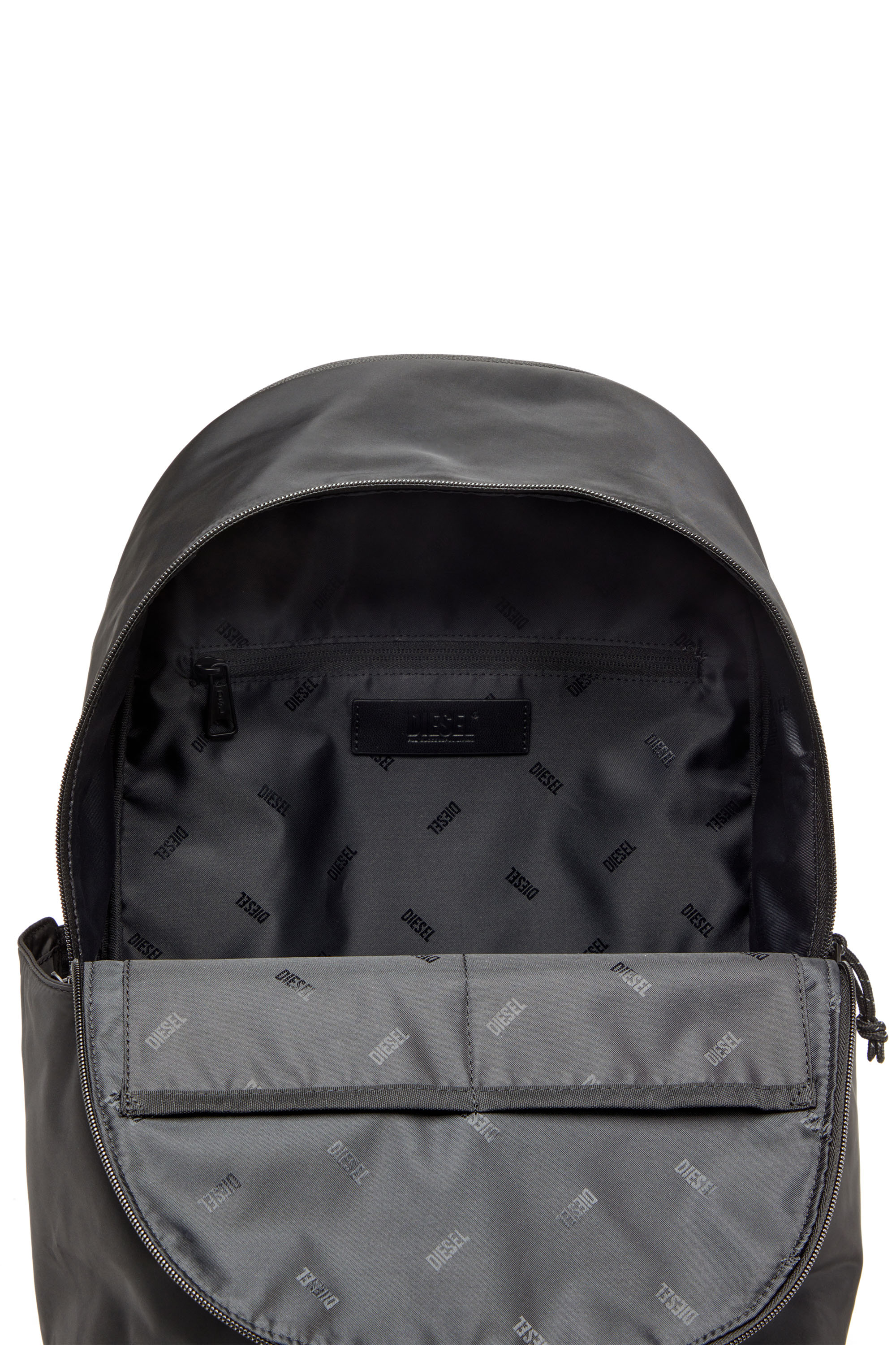 Diesel - D-PACK BACKPACK X, Male's D-Pack-Backpack in satin-touch fabric in ブラック - 4