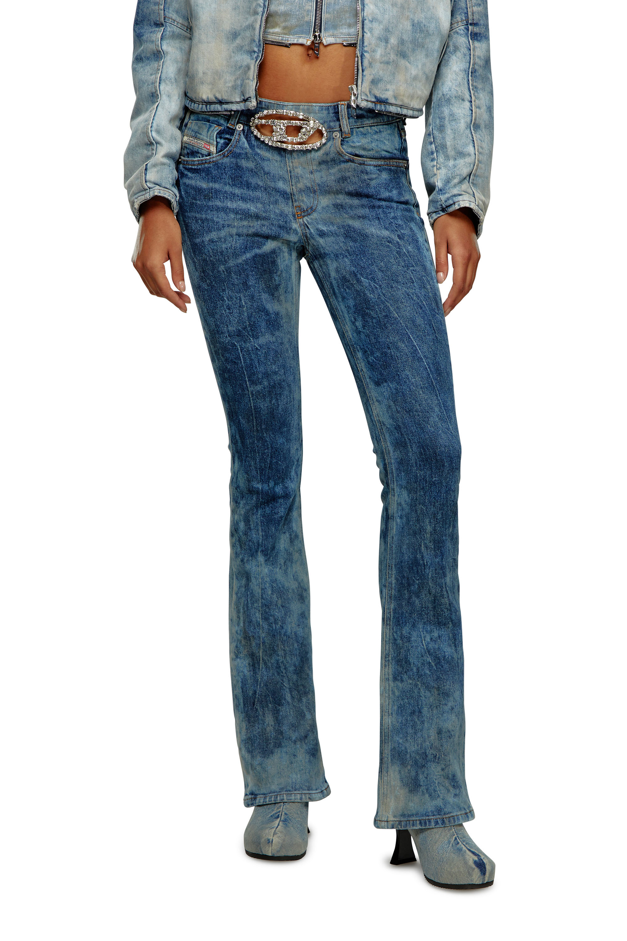 Diesel - Bootcut and Flare Jeans 1969 D-Ebbey 0PGAL, ダークブルー - Image 2