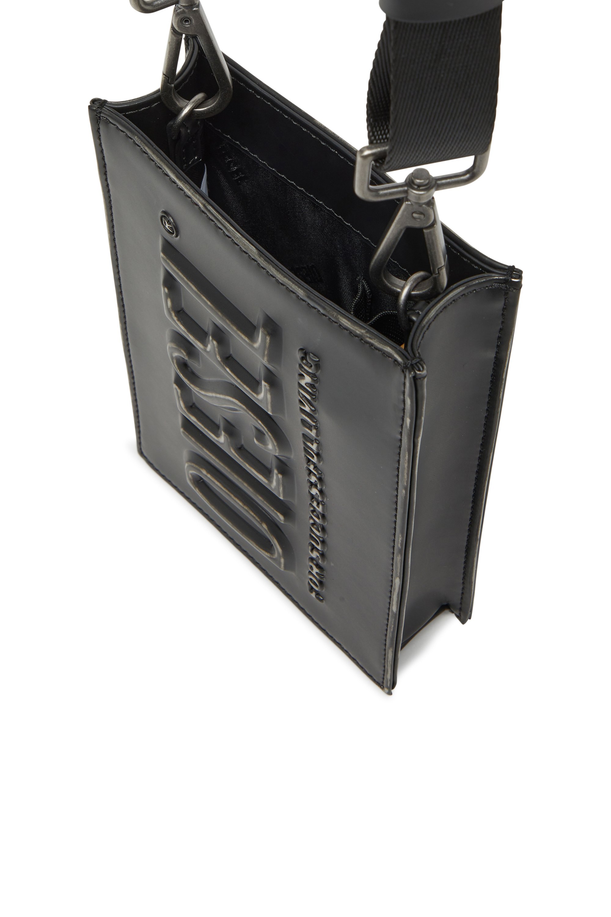 Diesel - DSL 3D MINI CROSSBODY X, Unisex's スマートフォンホルダー in ブラック - 3