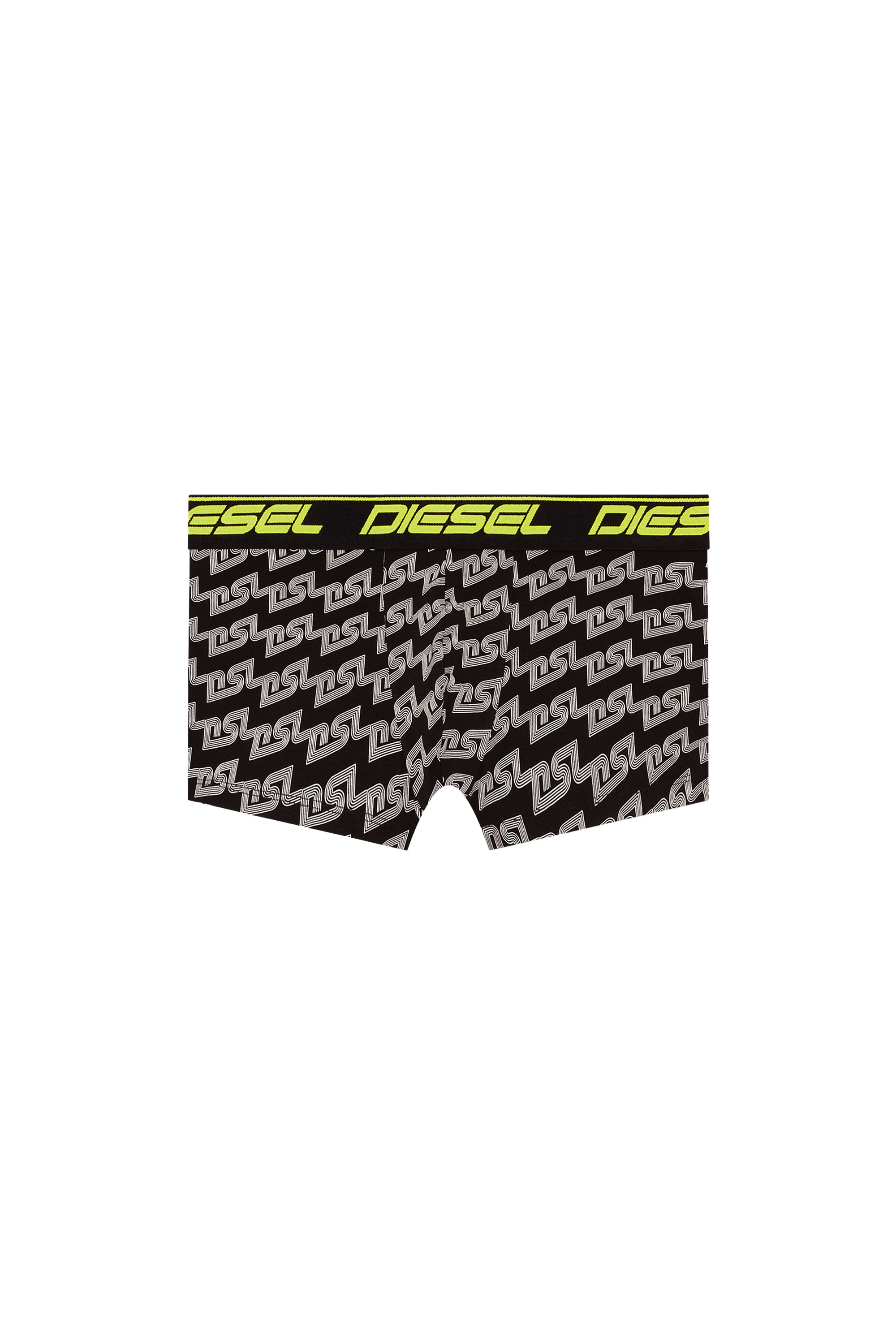 Diesel - UMBX-DAMIEN, Male's Boxer briefs with splatter print in ブラック/イエロー - 3