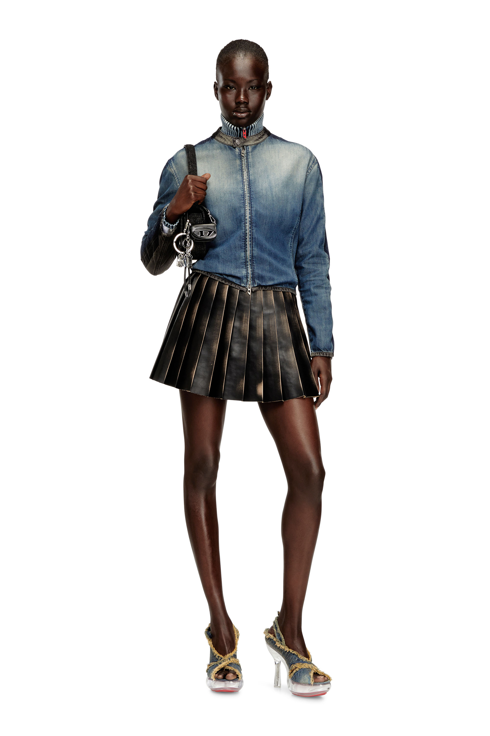 Diesel - O-SAKA-MINI, Female's ミニスカート in ブラウン - 2