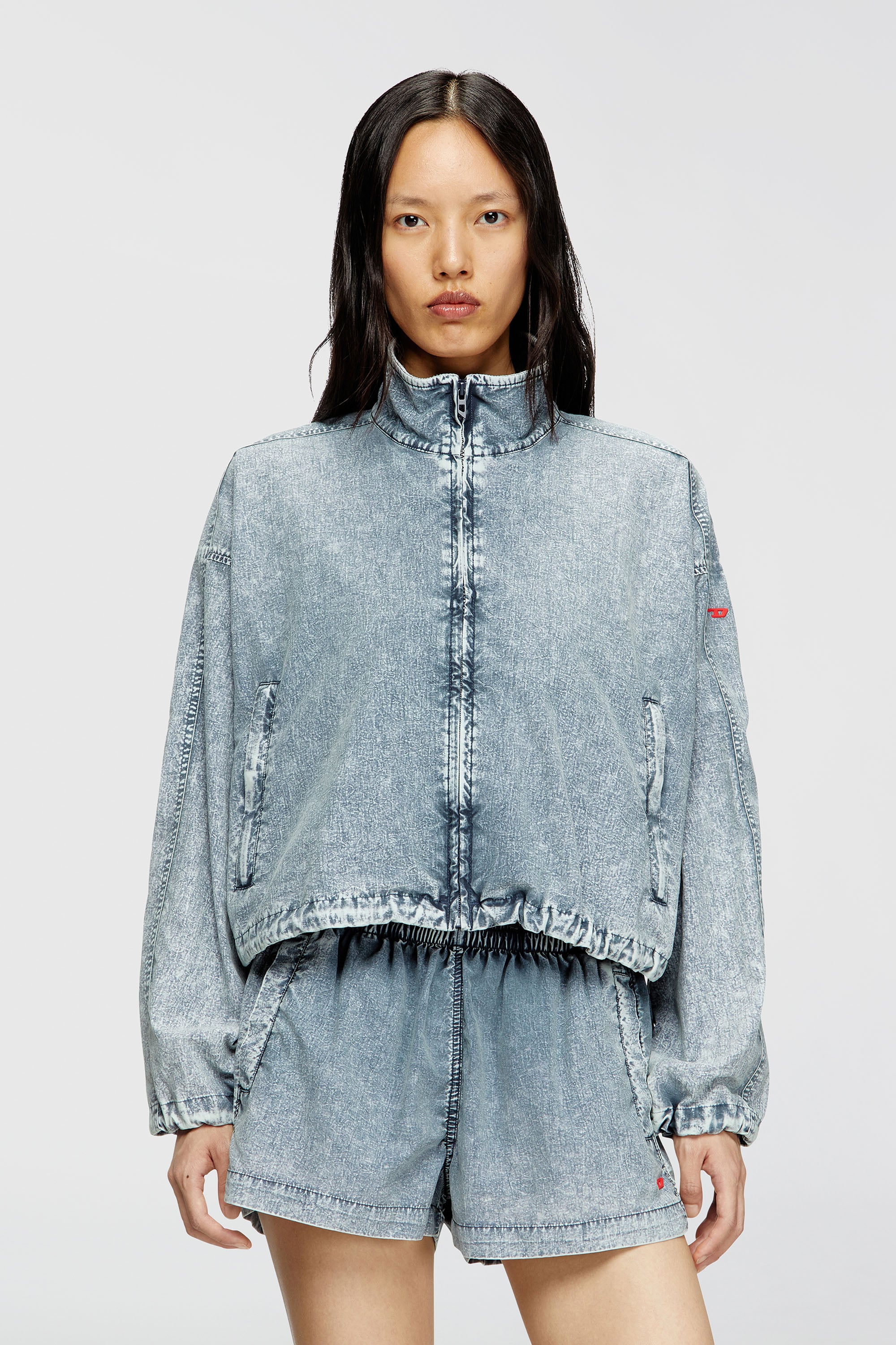 Diesel - G-LEAM-R1, Female's ブルゾン in ライトブルー - 1