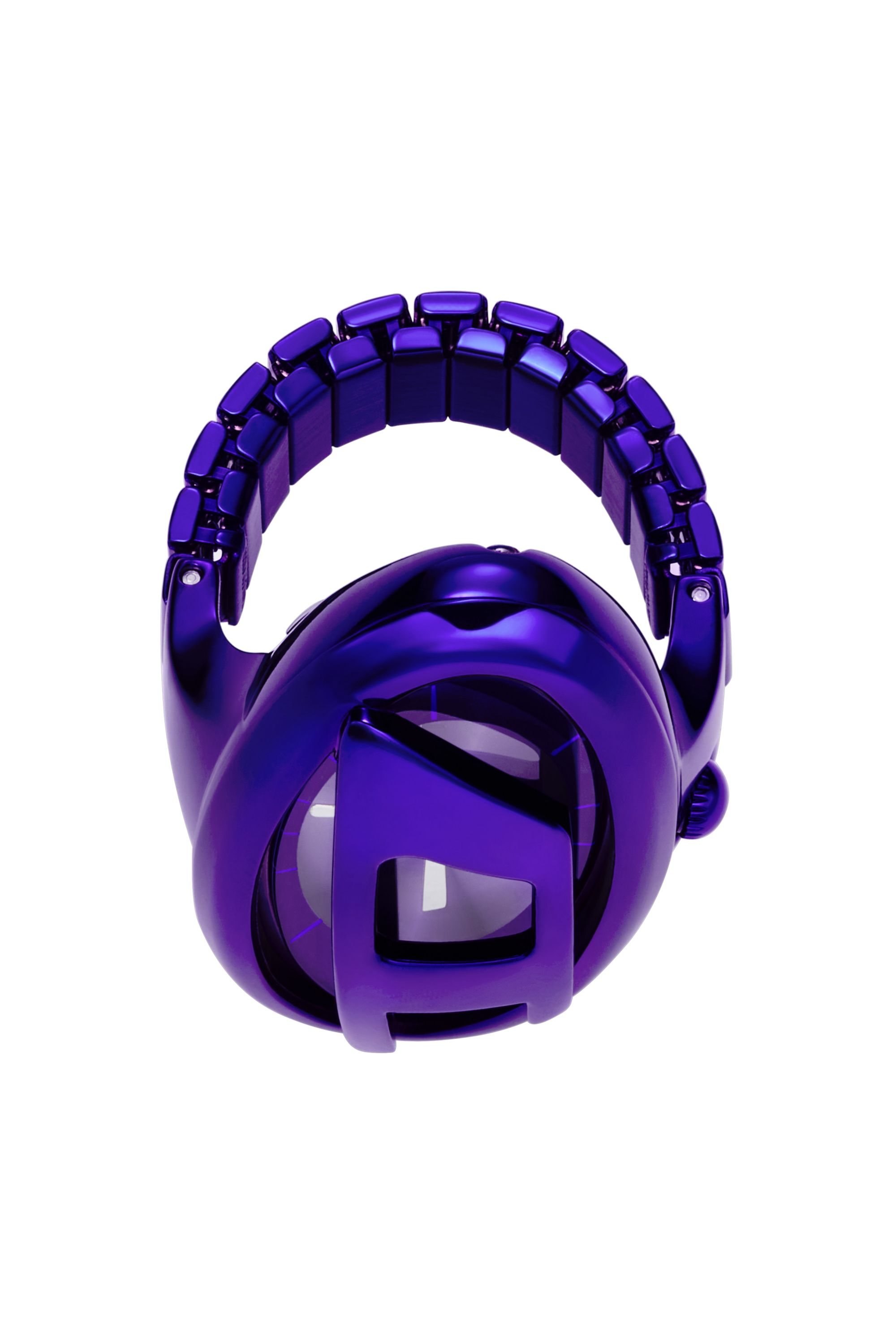 Diesel - DZ5624 WATCH, Female's D-Era purple stainless steel ring watch in ブルー - 3