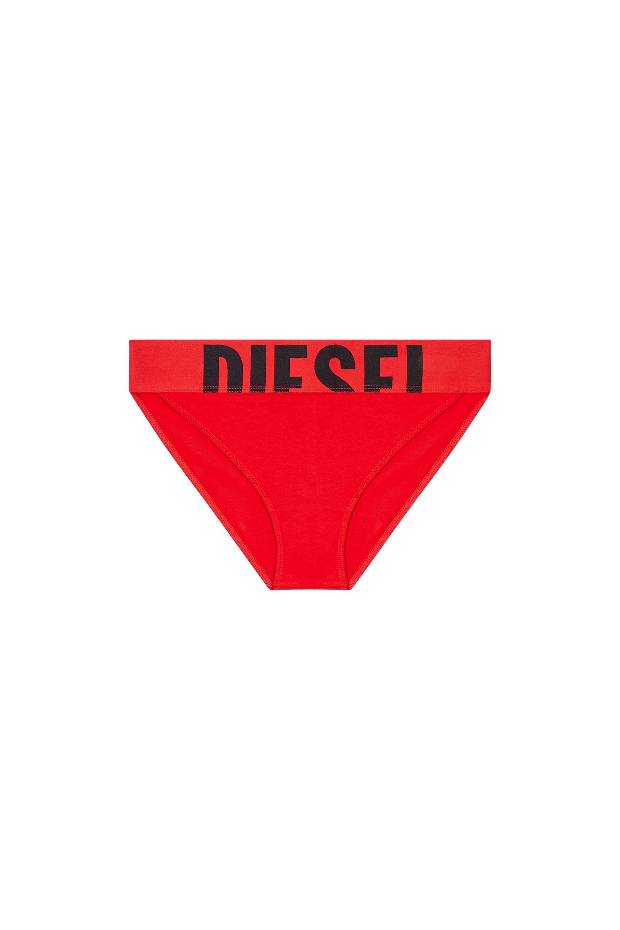 Diesel - LOLA-D-POP, Female's Briefs with cut-off logo in レッド - 4