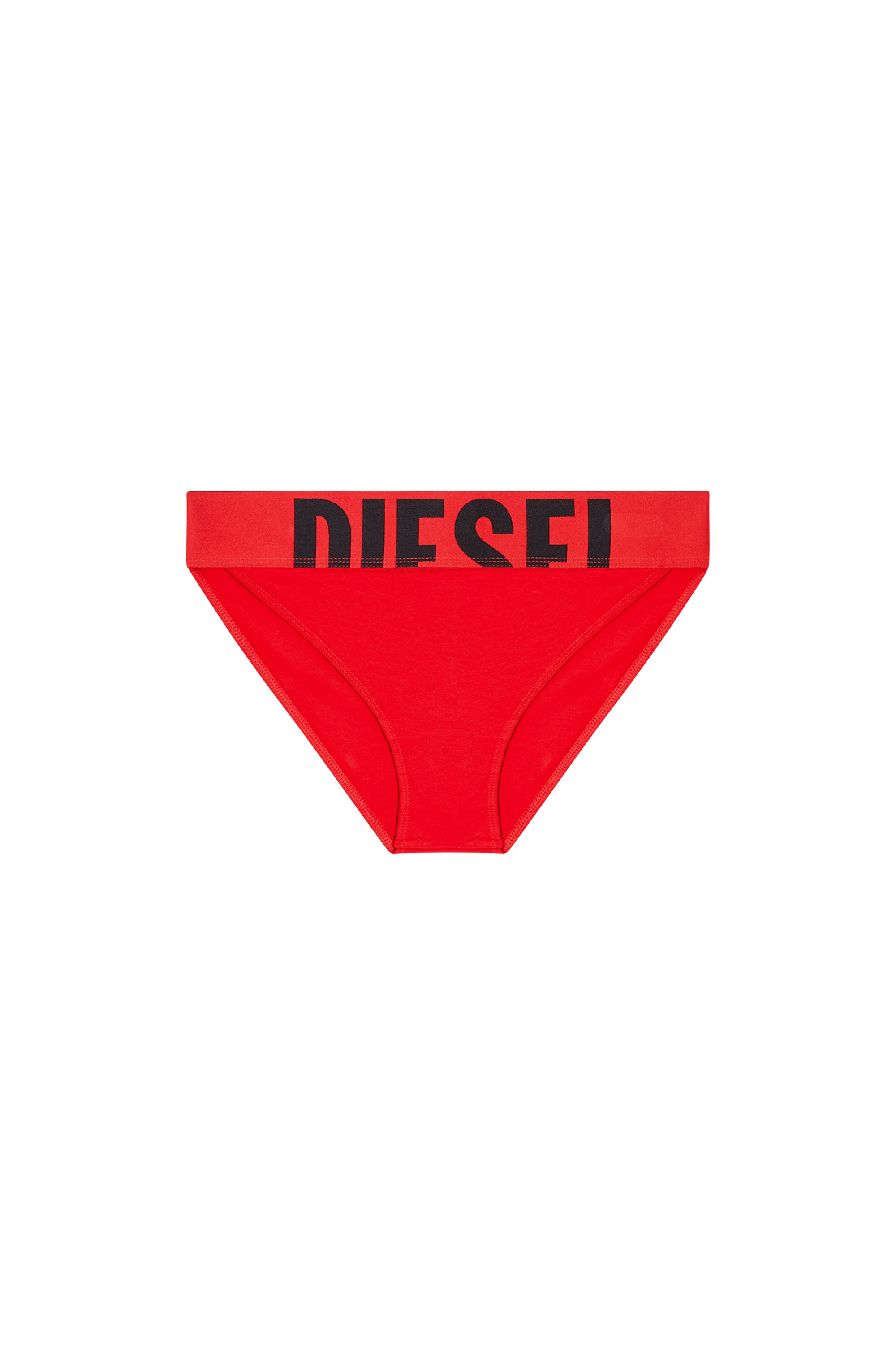 Diesel - LOLA-D-POP, Female's Briefs with cut-off logo in レッド - 2