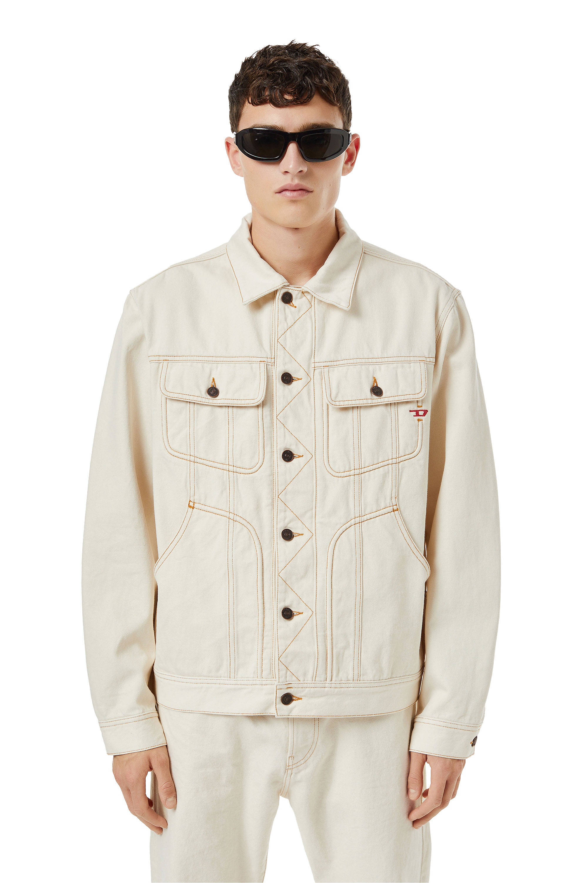 D-RILEY TRUCKER JACKET, 