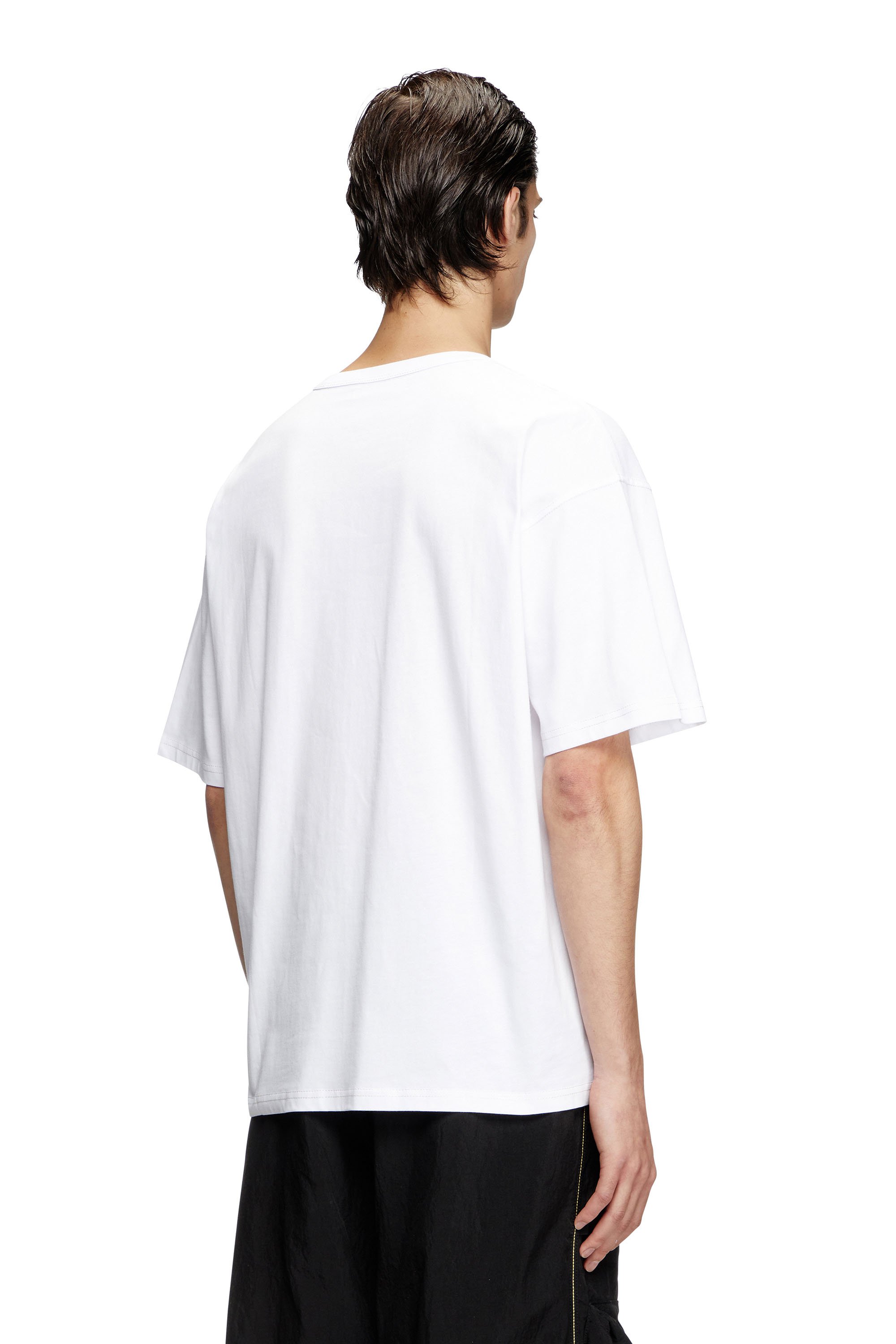 Diesel - T-BOXT-R30, Male's T-shirt with small logo in ホワイト - 4