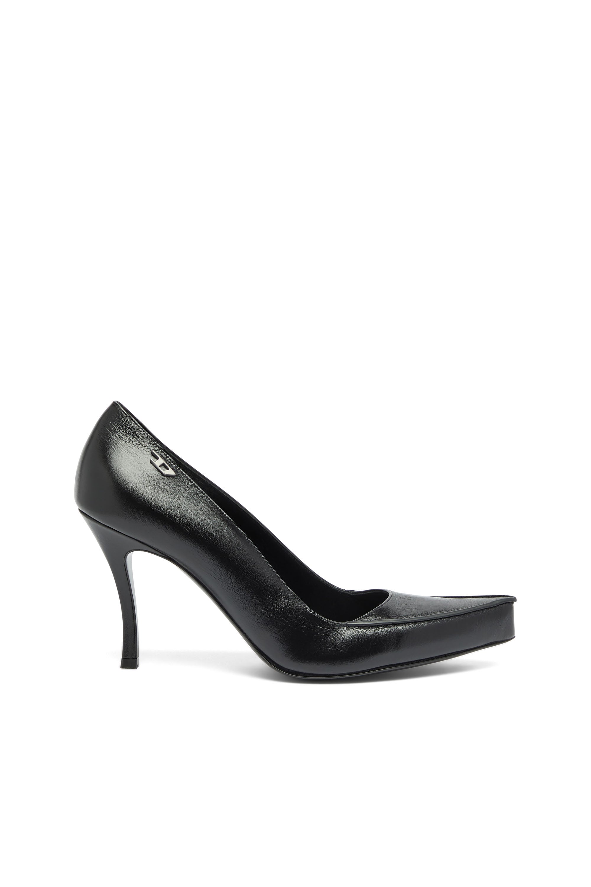 Diesel - D-LUCETTE-90-PUMP D, Female's D-Lucette-Pumps in leather in ブラック - 1