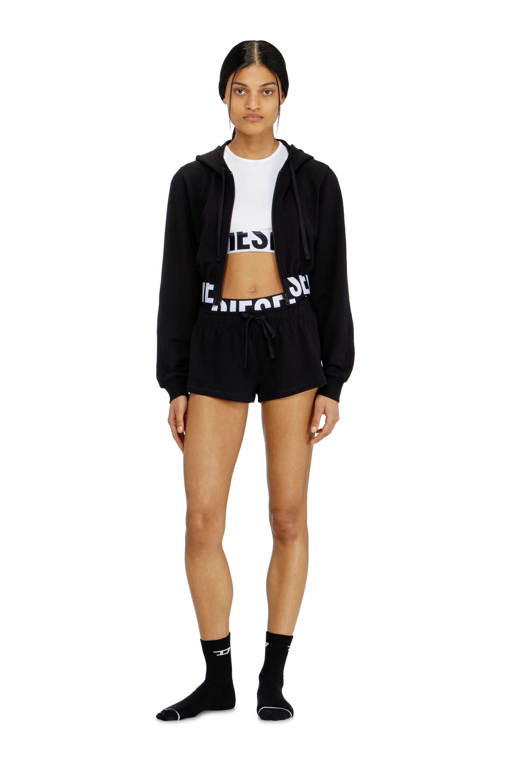 Diesel - MIRANDA-D-POP, Female's ショートパンツ in ブラック - 1