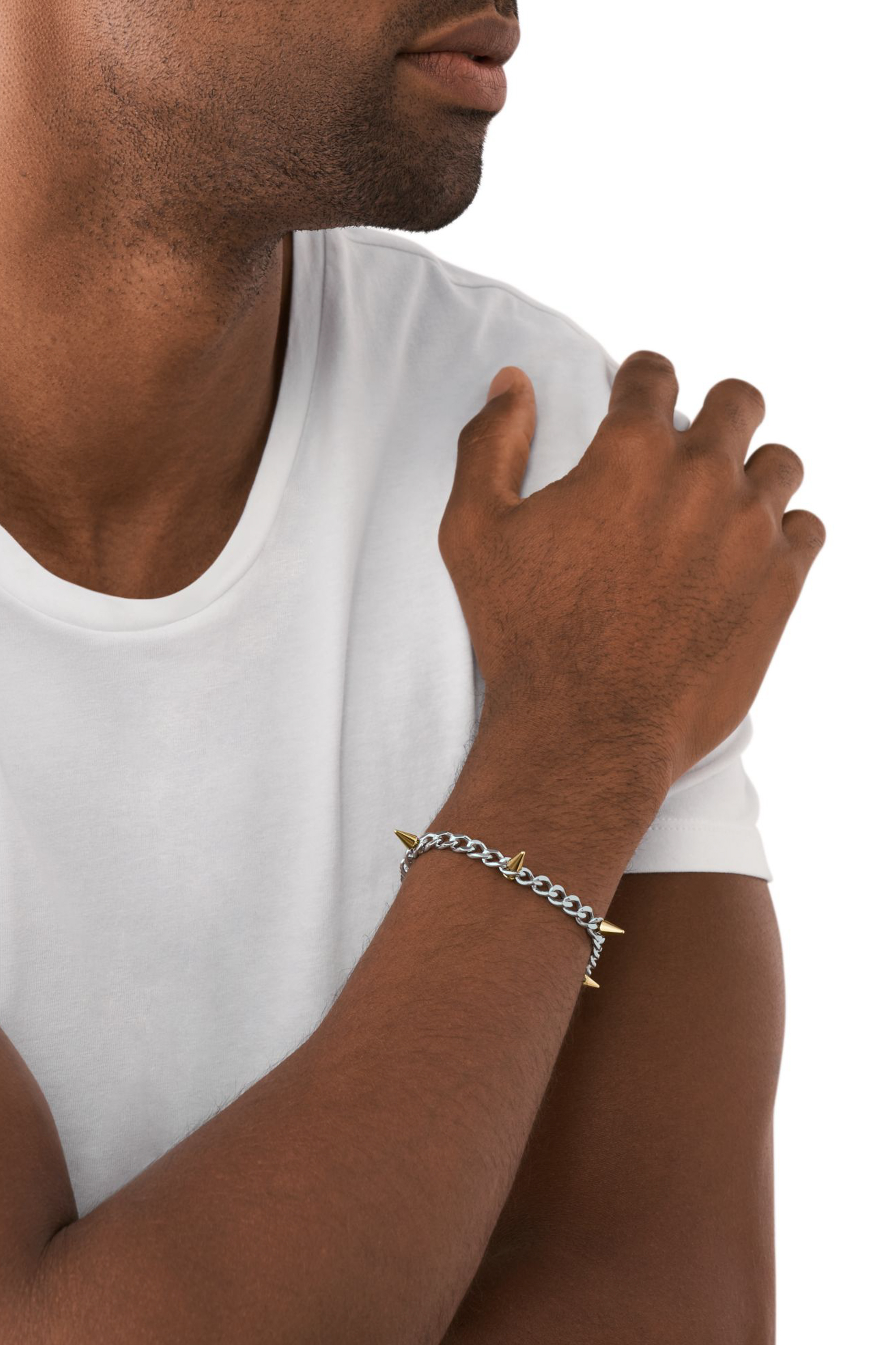 Diesel - DX1453, Unisex's ブレスレット in シルバー - 4