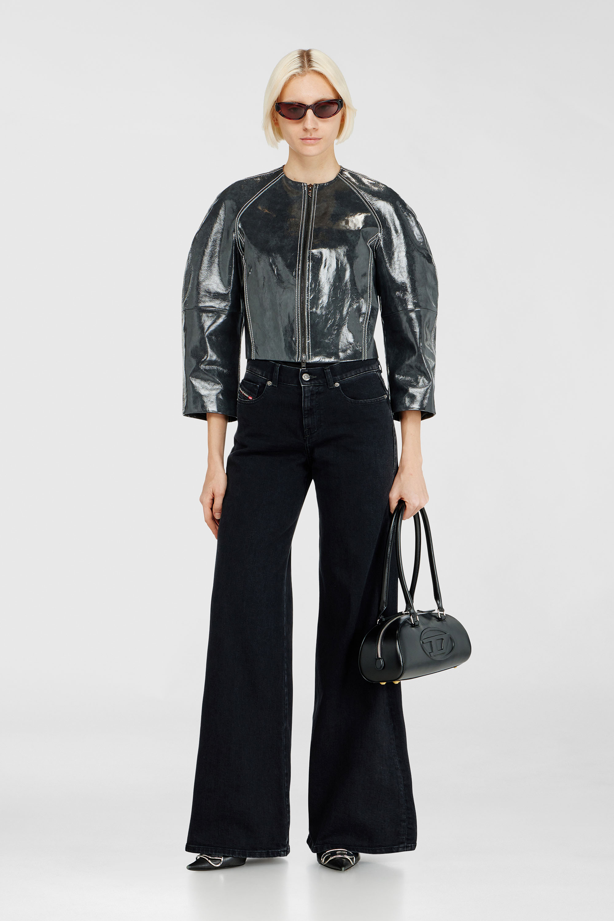 Diesel - Female's Flare Jeans 1978 D-Akemi 09N89, ブラック/ダークグレー - 1
