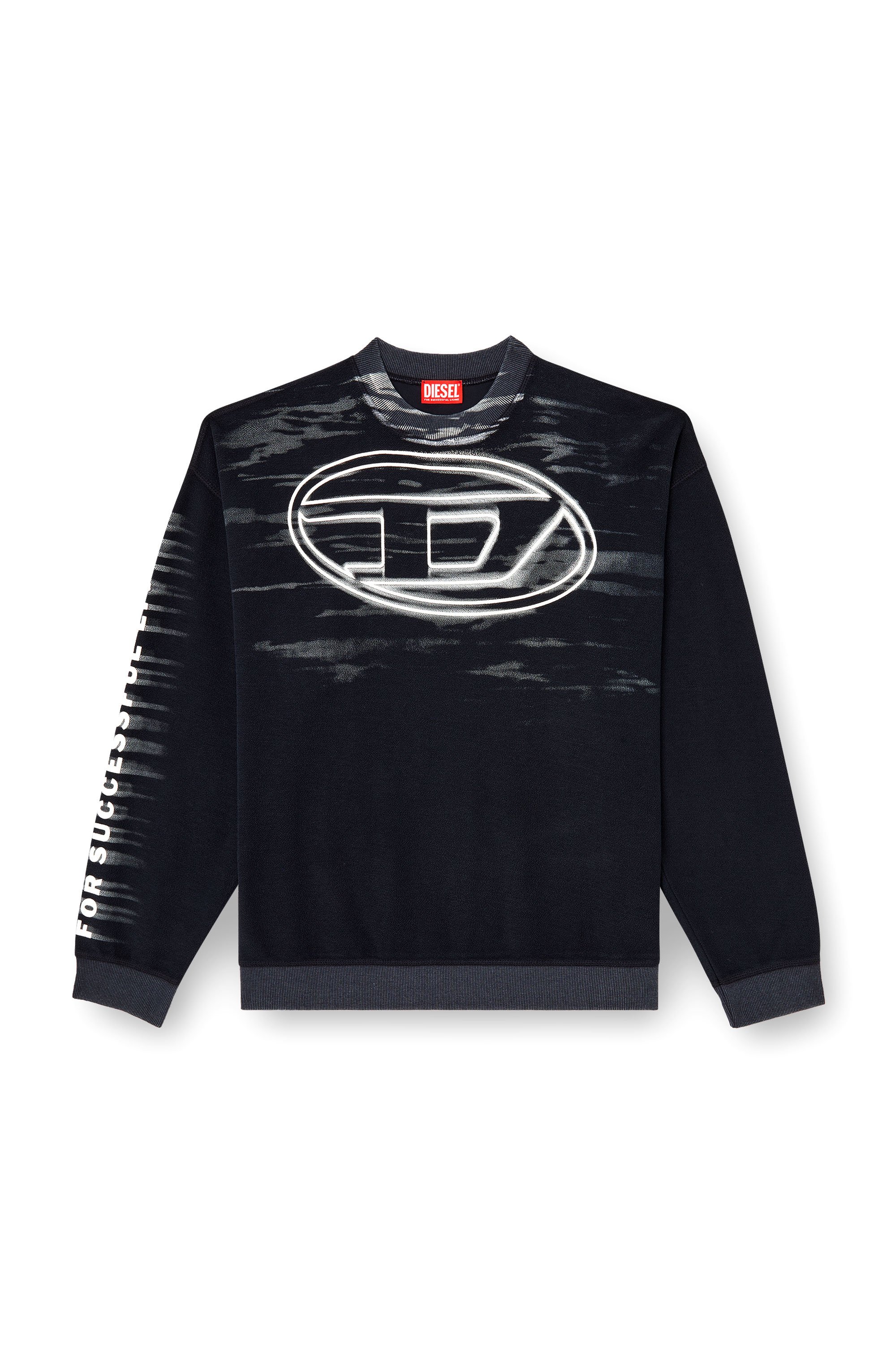 Diesel - S-BOXT-T1, Male's プルオーバースウェット in ダークブルー - 3