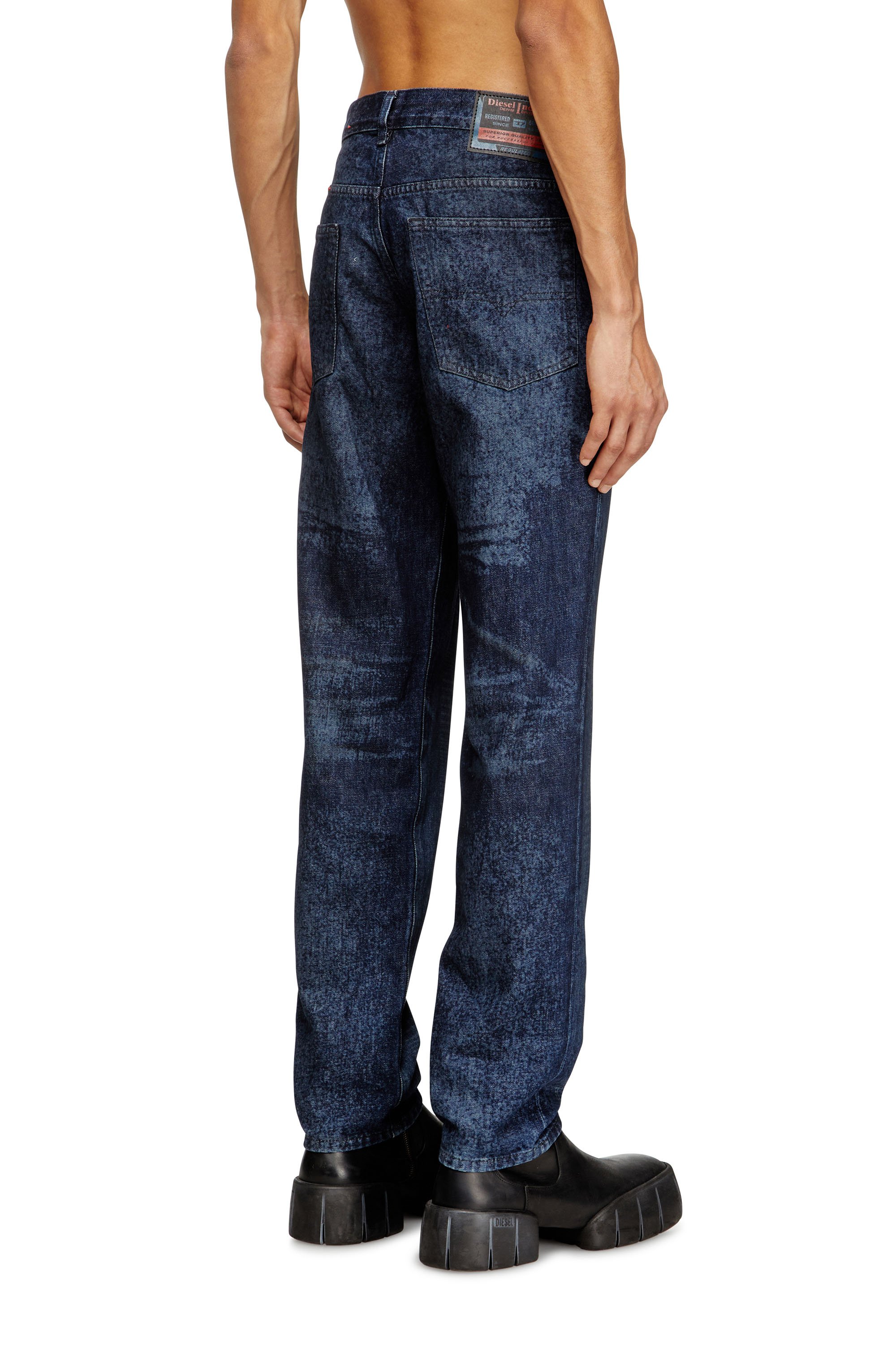 Diesel - Male's Regular Jeans 2023 D-Finitive 007CV, ダークブルー - 4