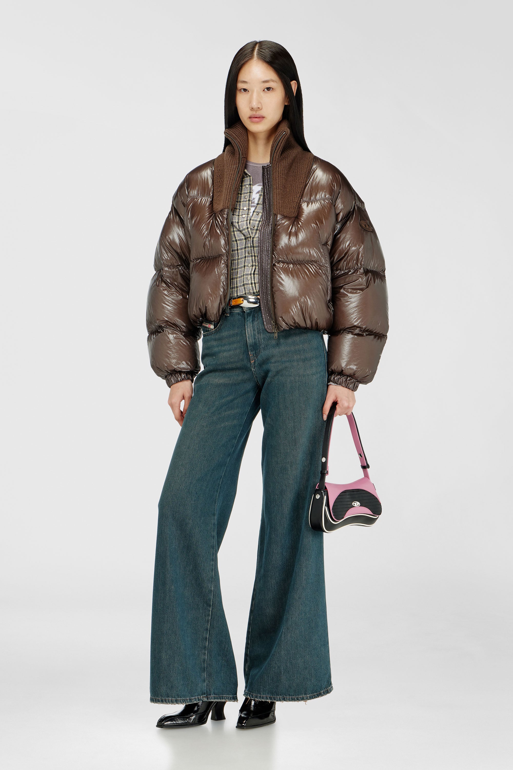 Diesel - PLAY CLUTCH, Female's クラッチバッグ in ブラック/ピンク - 2