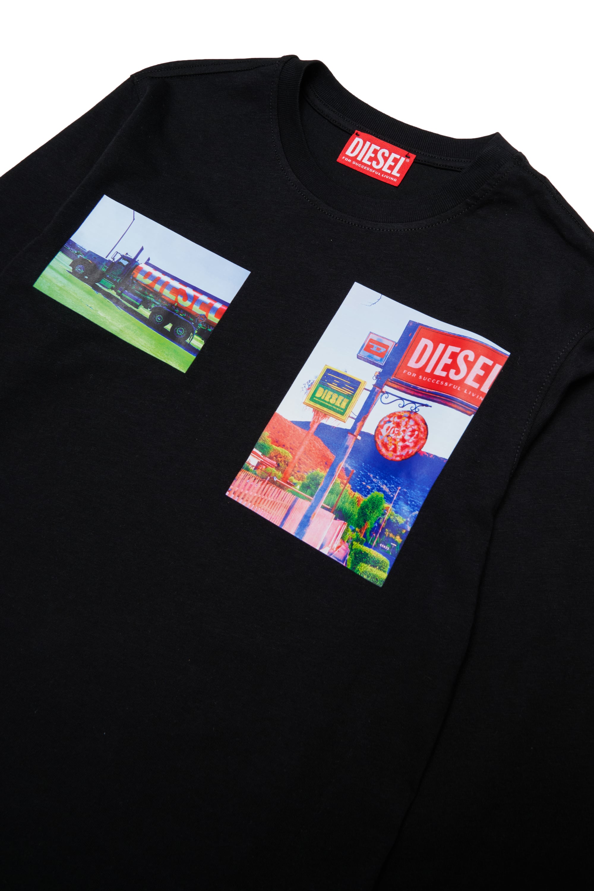 Diesel - TFORMY OVER, Male's Tシャツ in ブラック - 3