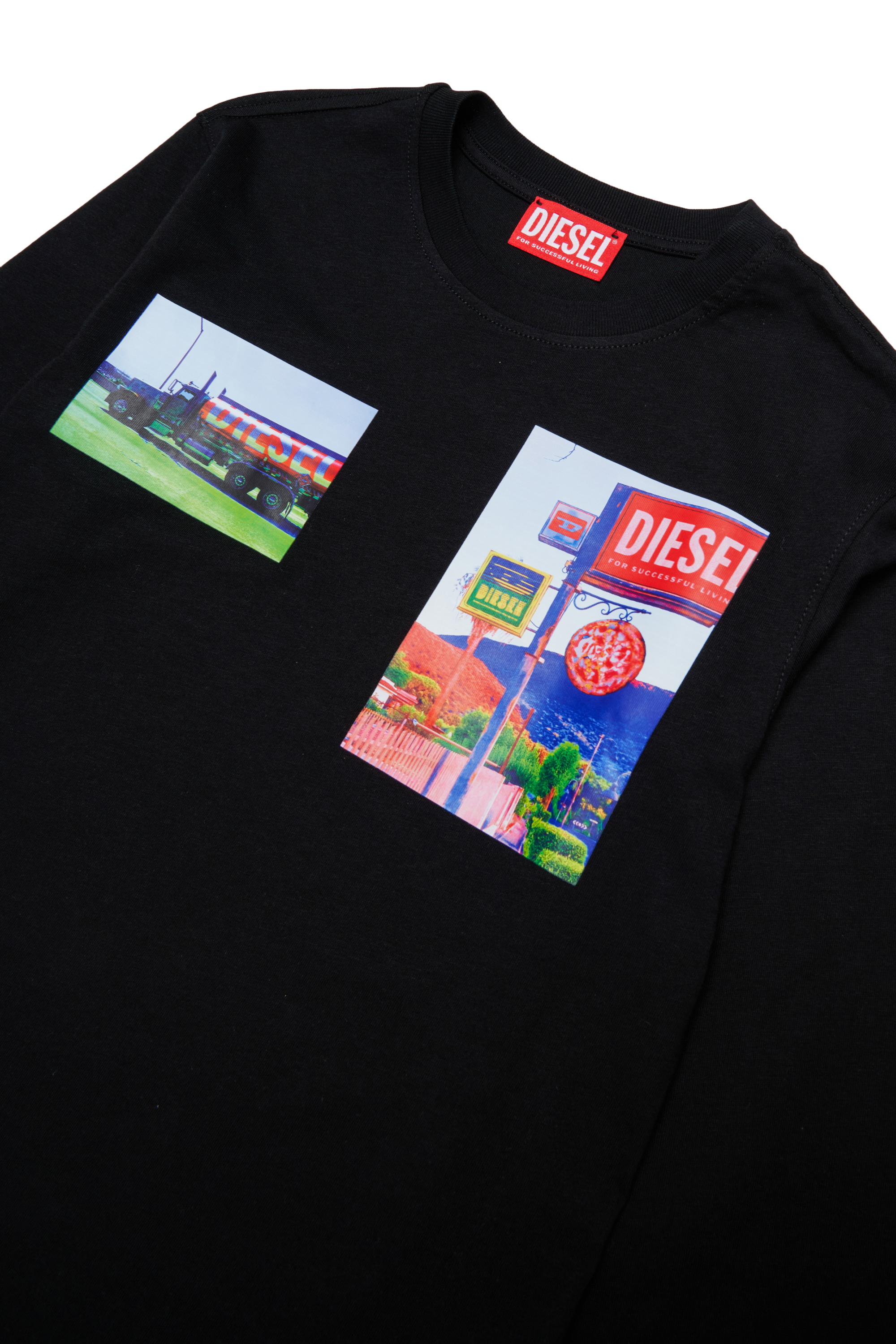 Diesel - TFORMY OVER, Male's Tシャツ in ブラック - 3