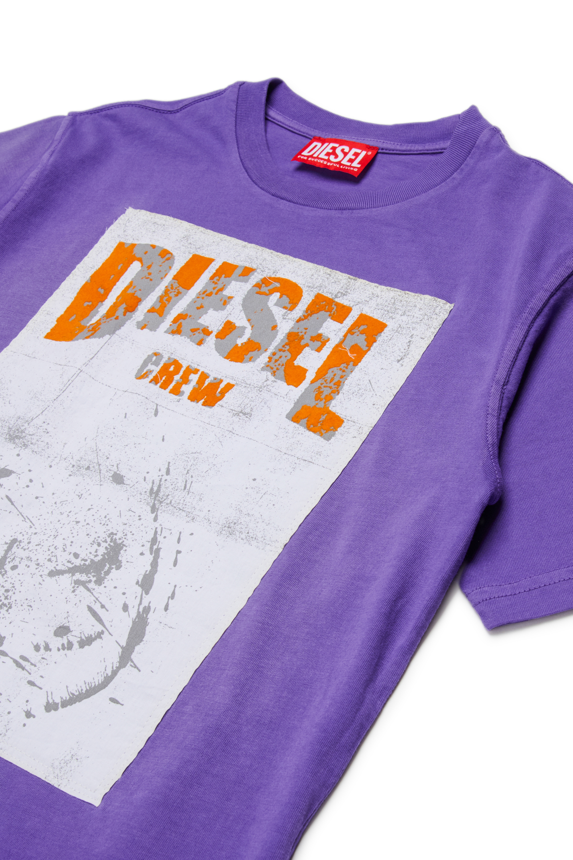 Diesel - TBERS OVER, Male's Tシャツ in バイオレット - 3