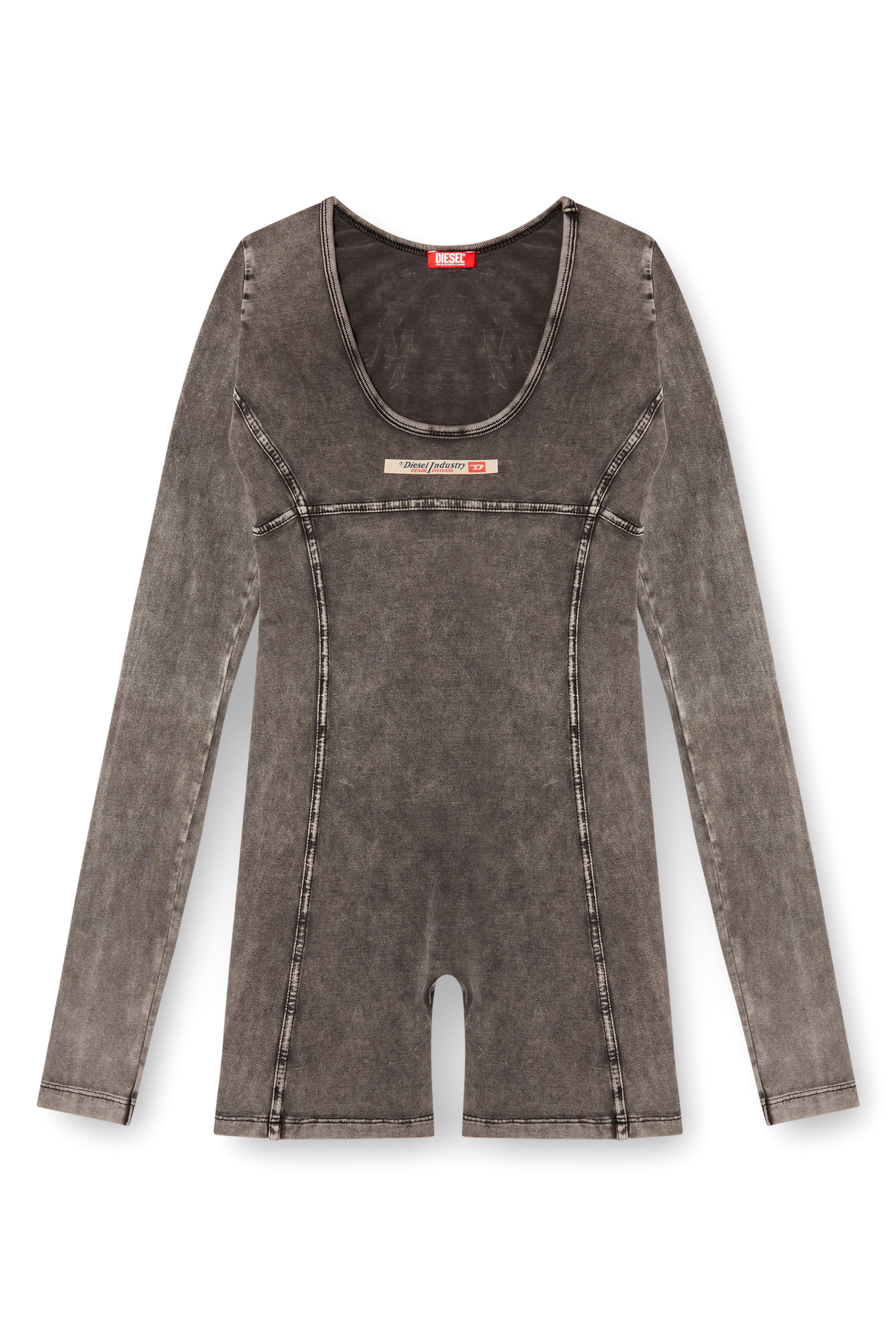 【公式】DIESEL(ディーゼル)- ロンパース - ウィメンズ - PHOEBE-DNM - グレー - XS 【公式】DIESEL(ディーゼル)- ロンパース - ウィメンズ - PHOEBE-DNM - グレー - XS