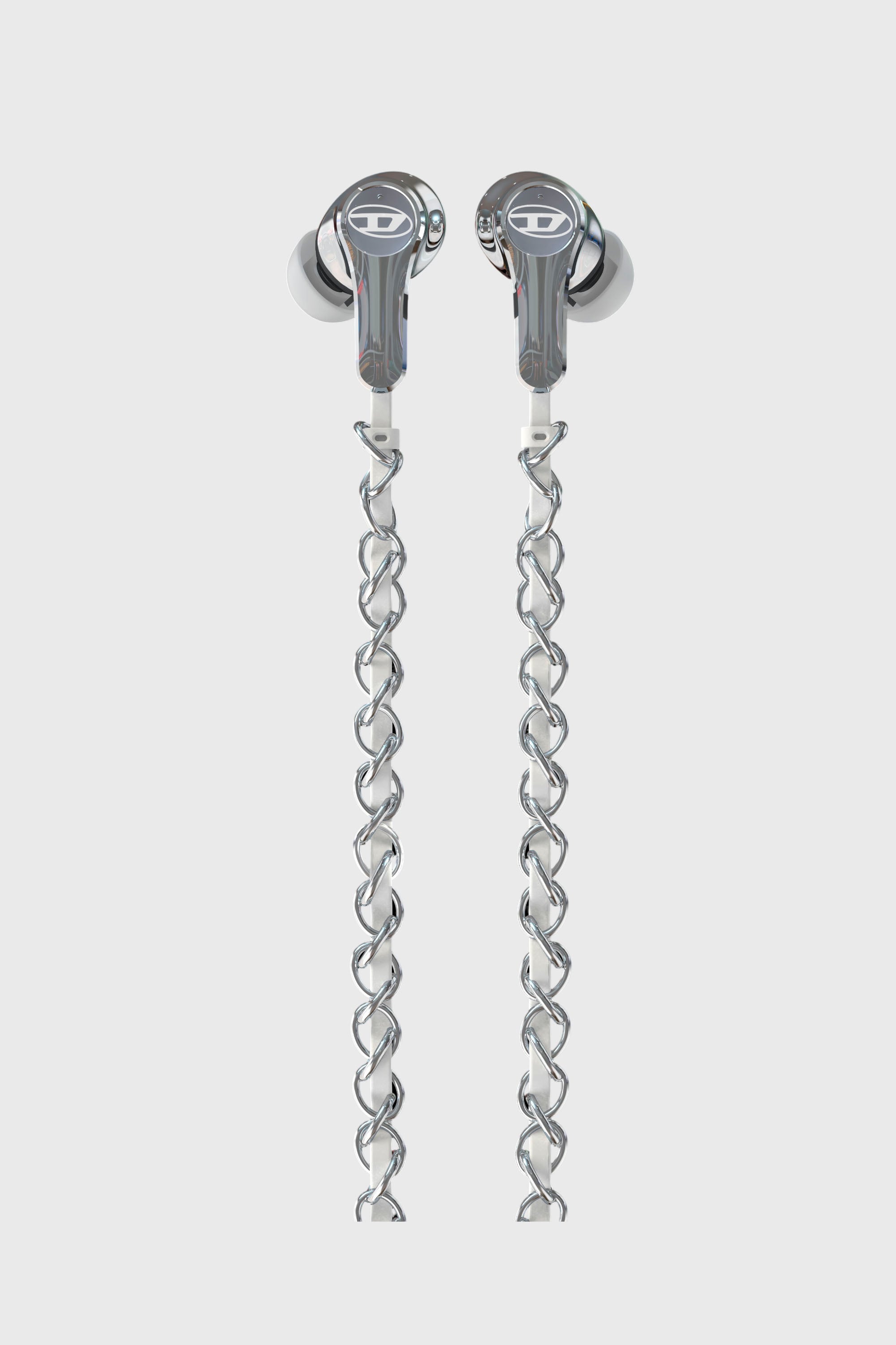 Diesel - 60458  WIRED EARBUDS WIRED EARBUDS, Unisex's UNIVERSAL in シルバー - 3