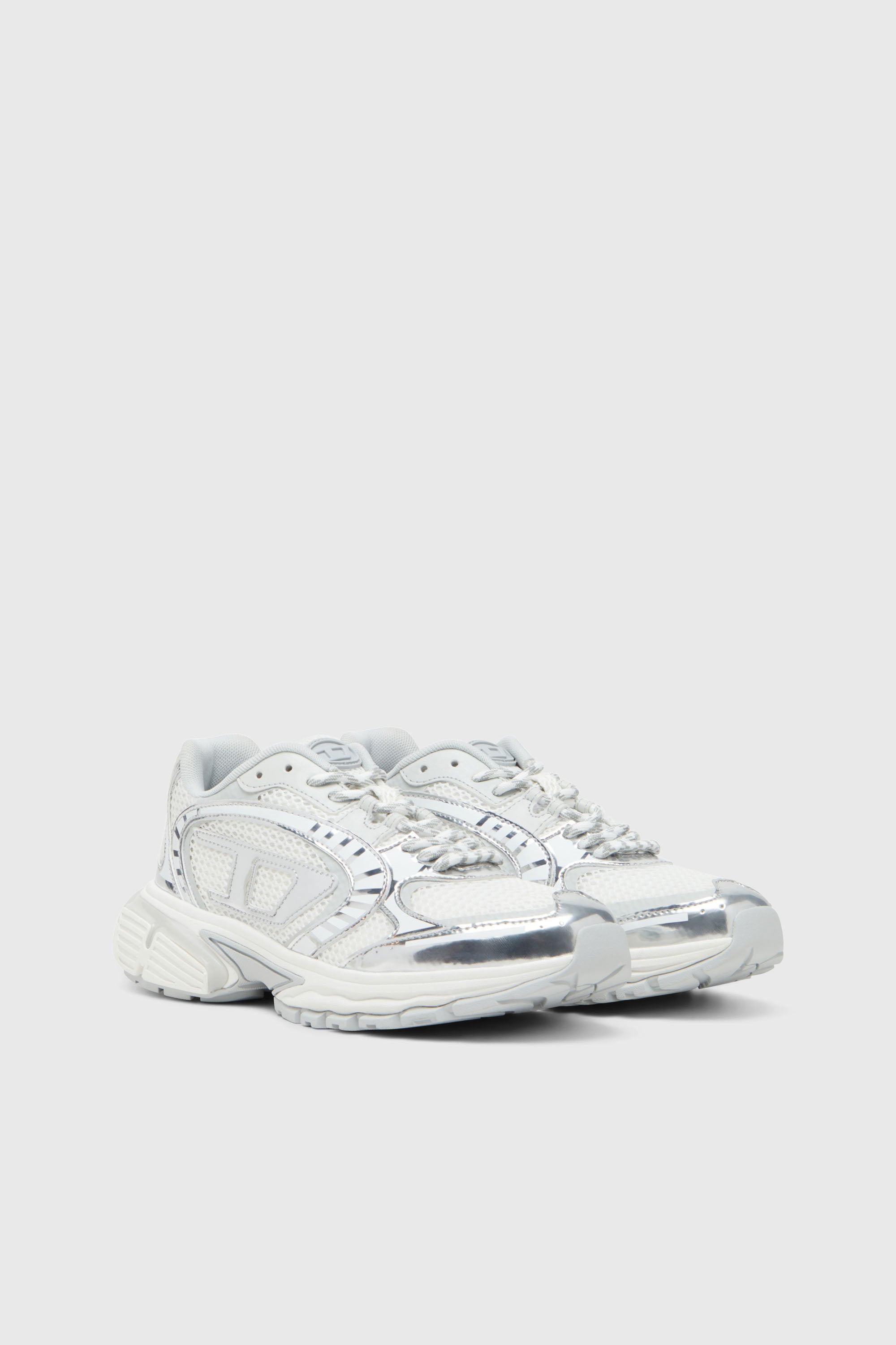 Diesel - S-PRO-V-DENSE LOW W, Female's ローカットスニーカー in ホワイト/シルバー - 2