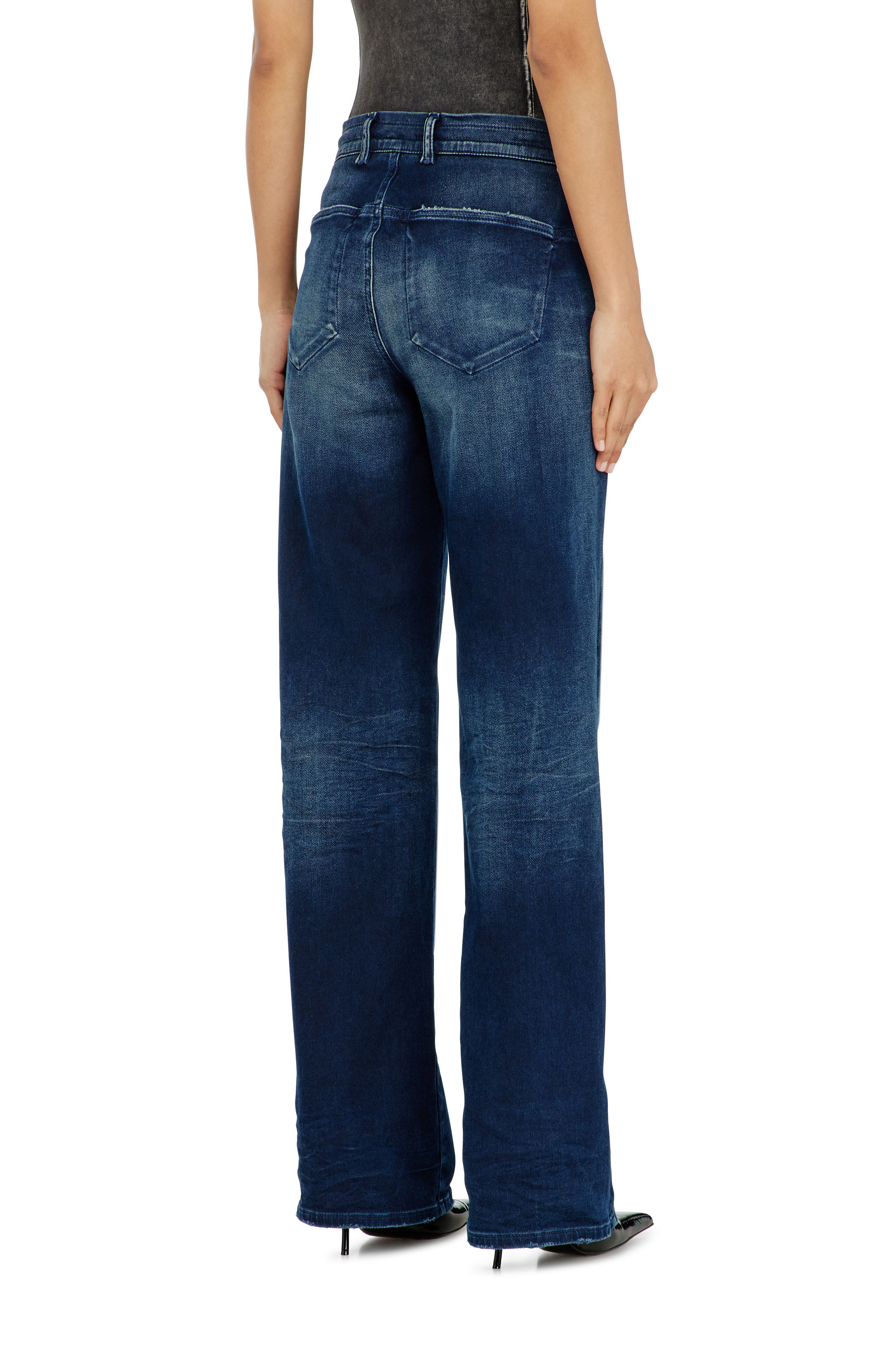 Diesel - Female's Regular 2071 D-Meel Joggjeans&reg; 09P93, ダークブルー - 4