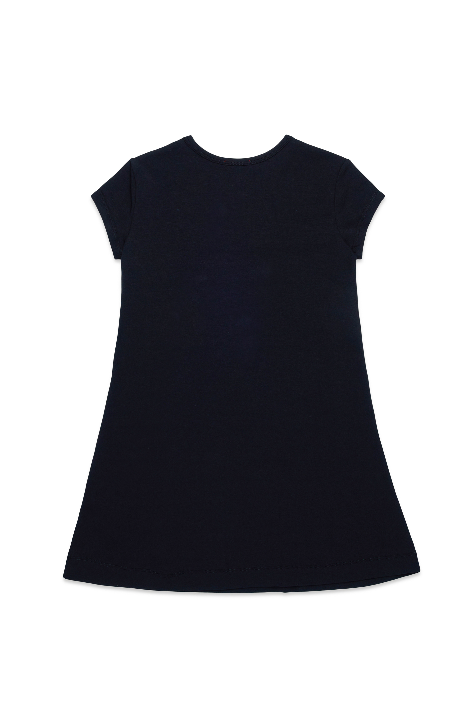Diesel - DANGIELAM, Female's T-shirt dress with cut-out Oval D logo in ブラック - 2