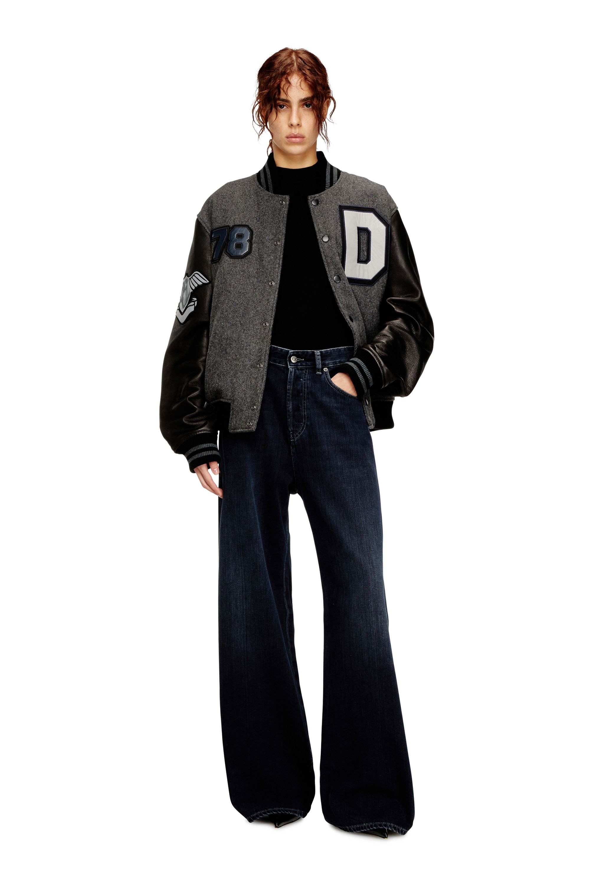 Diesel - Female's Relaxed Jeans 1996 D-Sire 09Q19, ダークブルー - 2