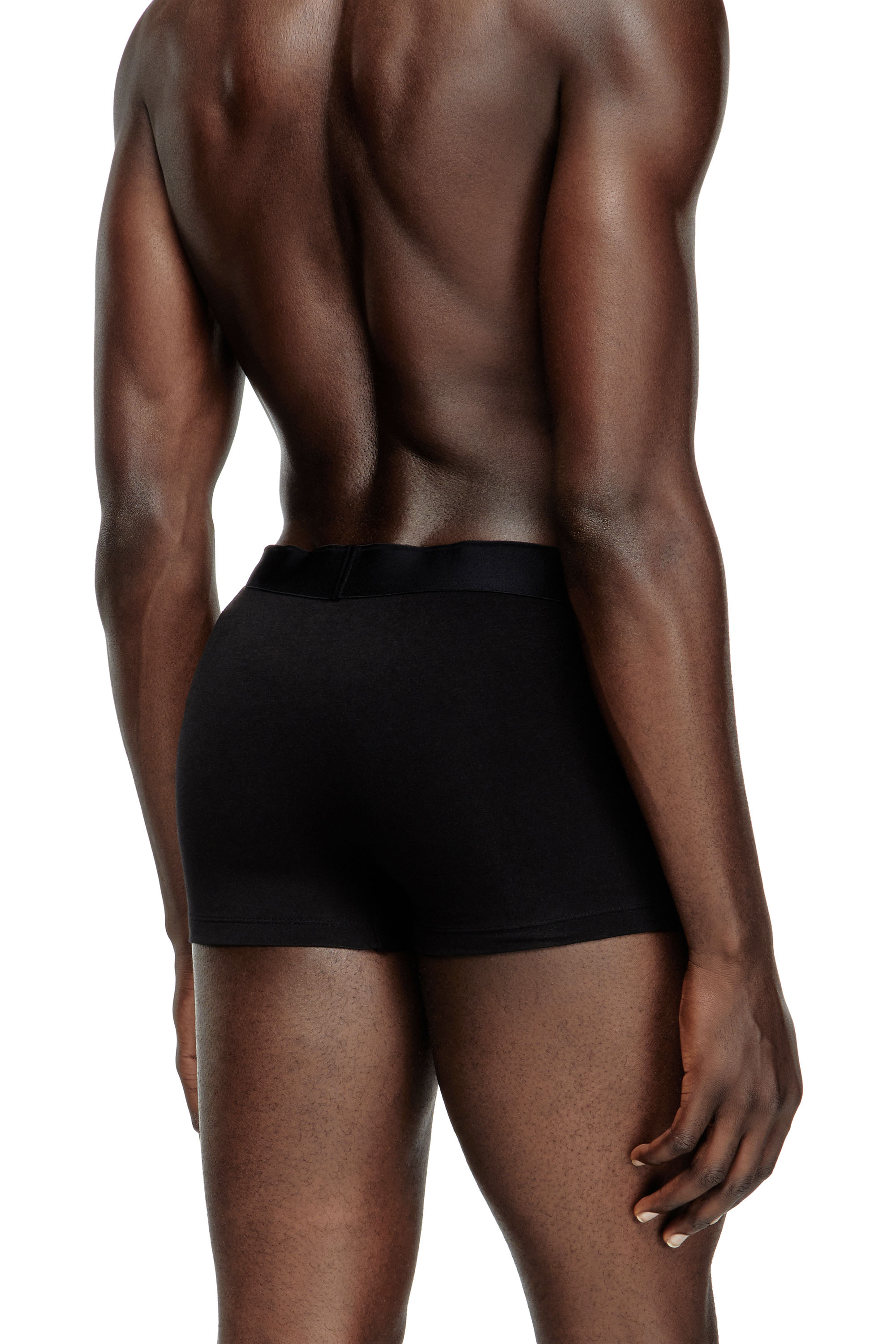 Diesel - DAMIEN-D-BOX-3PACK, Male's 3-pack stretch cotton boxer briefs in ブラック - 4