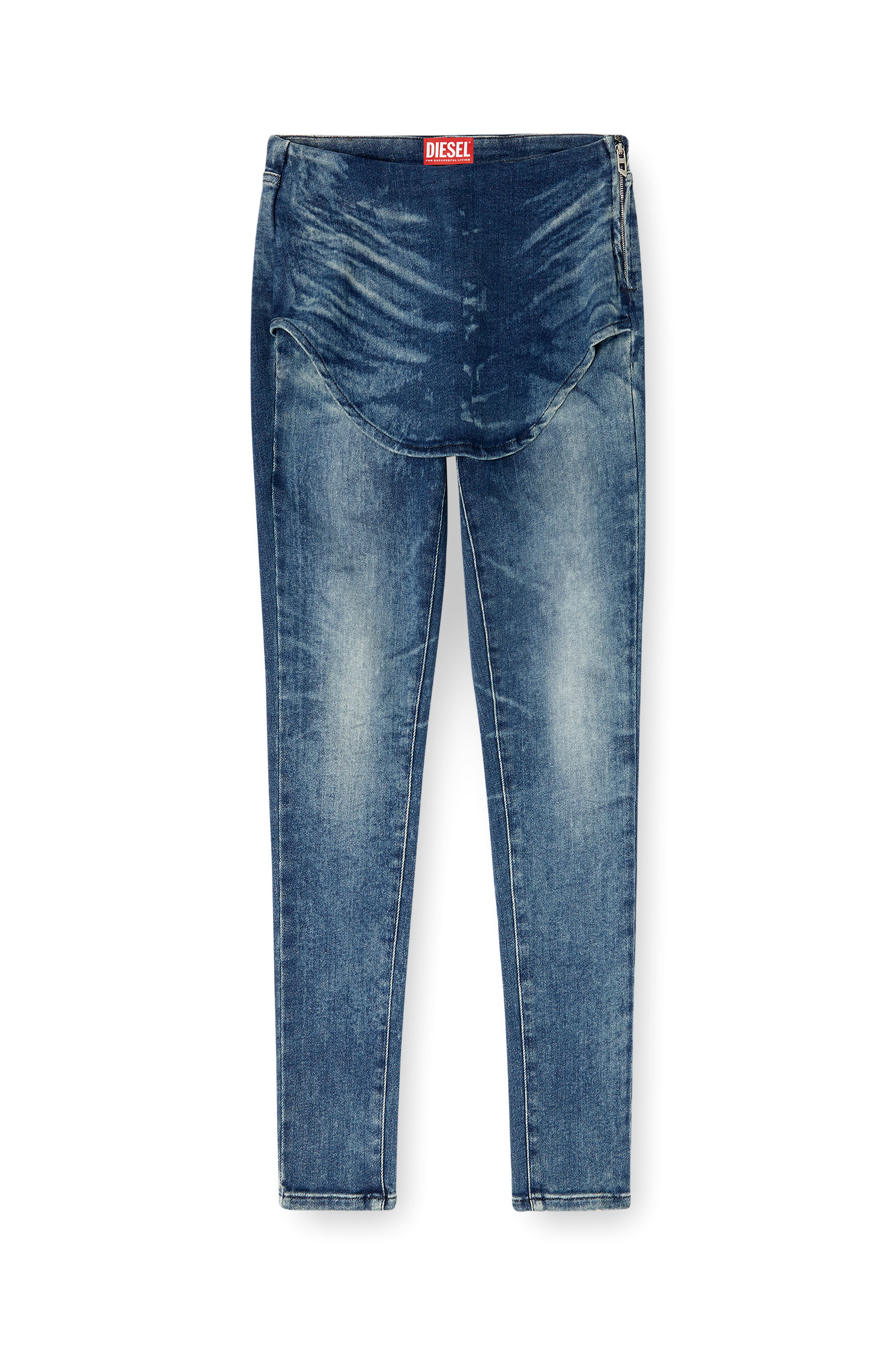 Diesel - Female's Slim Jeans D-Gnol 09M95, ミディアムブルー - 2