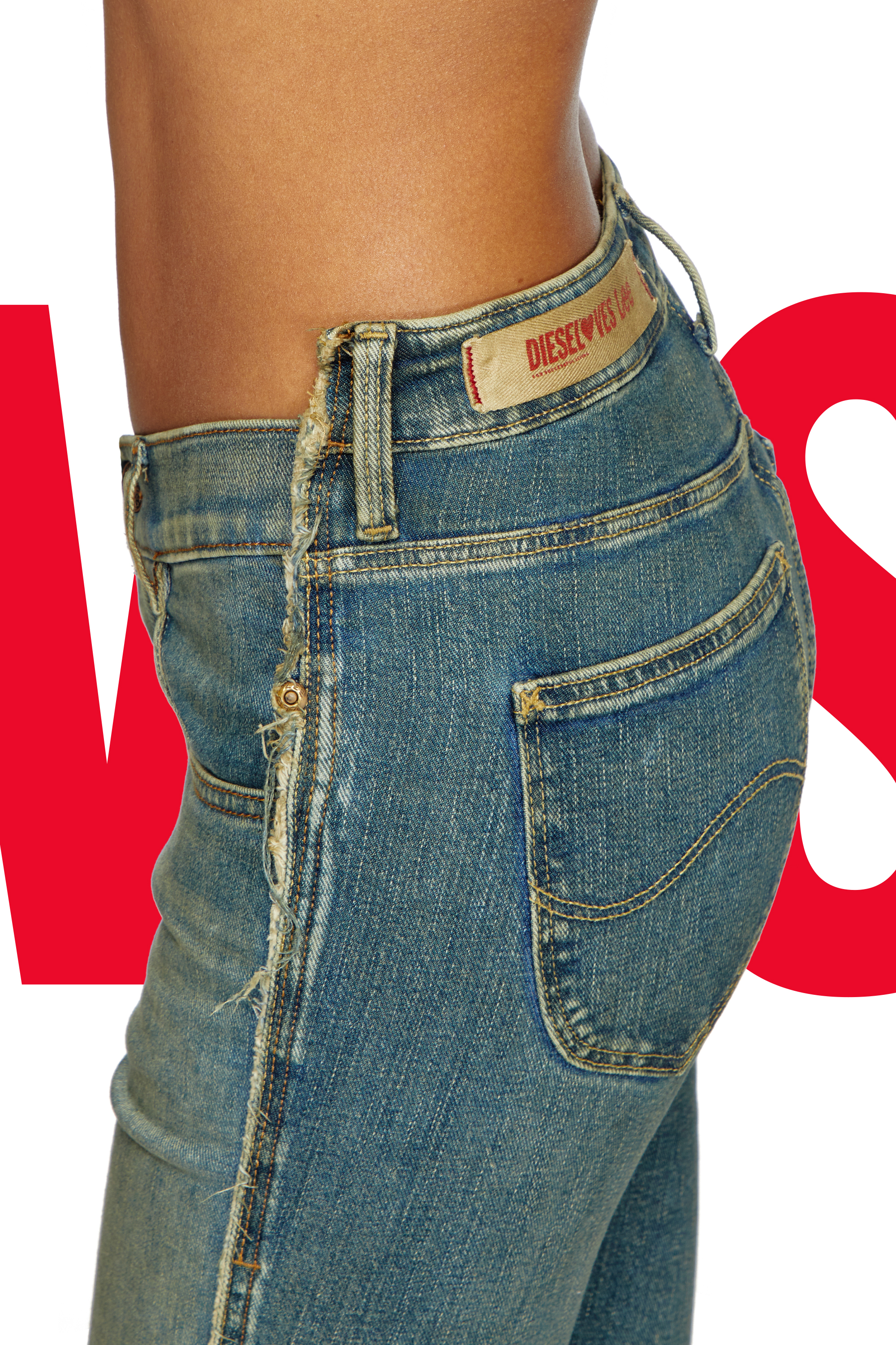 Regular Jeans Dieseloves 01 09N01, ダークブルー Diesel - Female's Regular Jeans Dieseloves 01 09N01, ダークブルー - 4