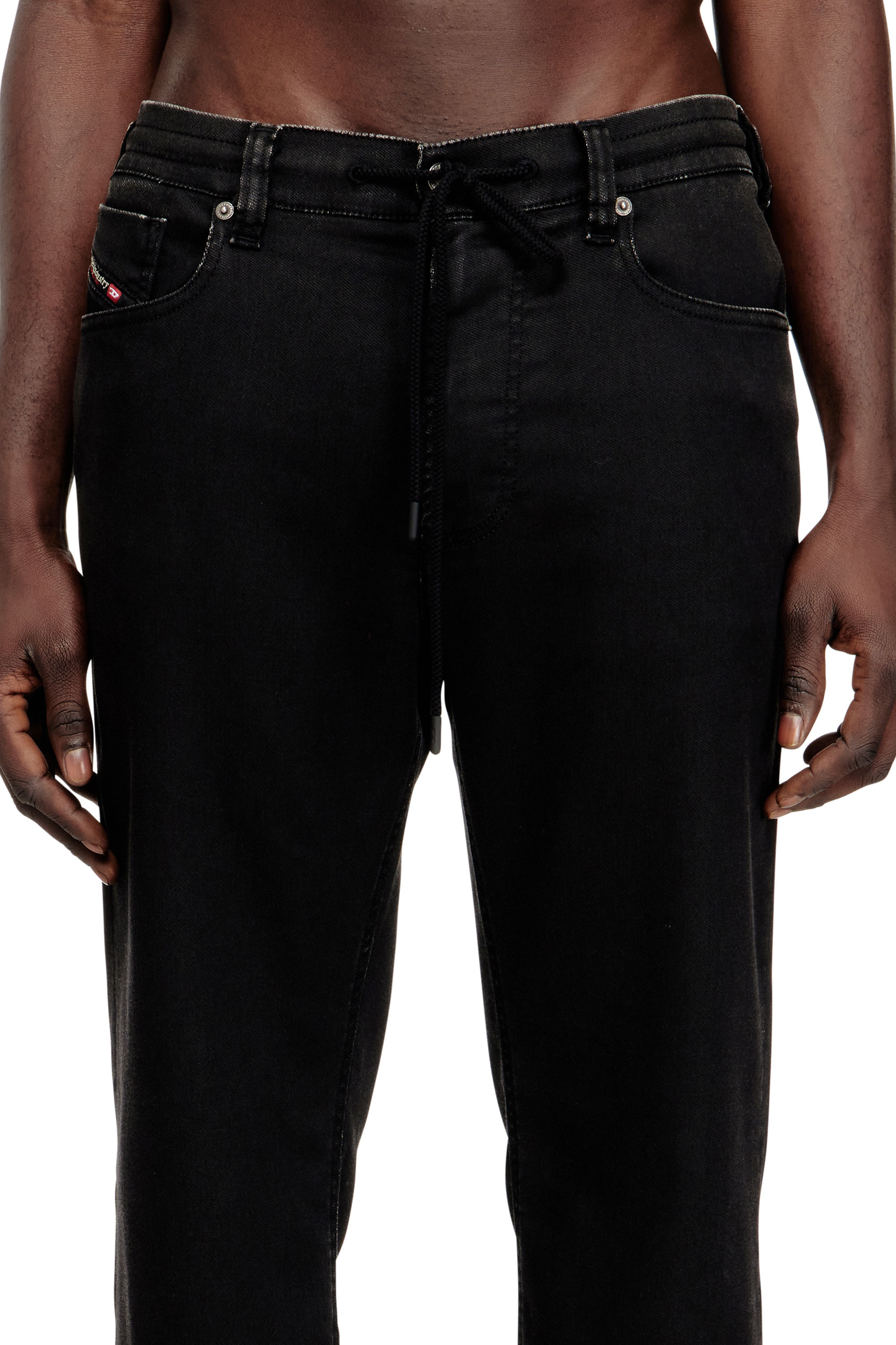 Diesel - Male's Relaxed 2080 D-Reel Joggjeans&reg; 09N90, ブラック/ダークグレー - 4