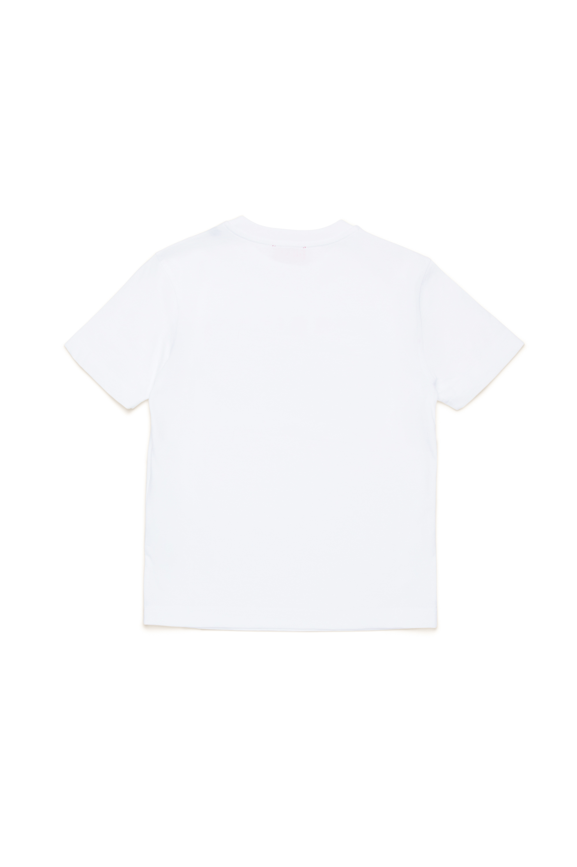 Diesel - TDIEGORL6, Male's T-shirt with smudged logo in ホワイト - 2