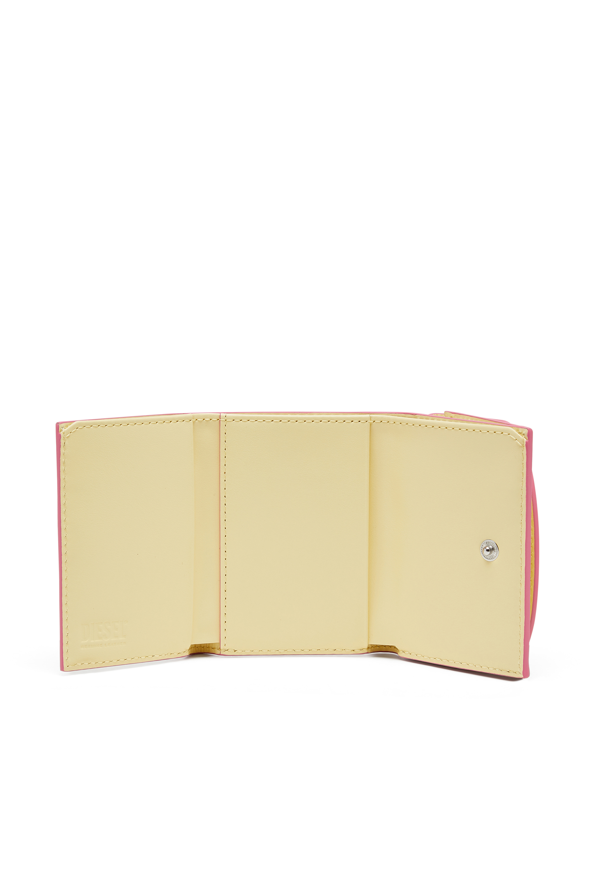 Diesel - 1DR TRI FOLD COIN XS II, Female's 三つ折りウォレット in イエロー - 3