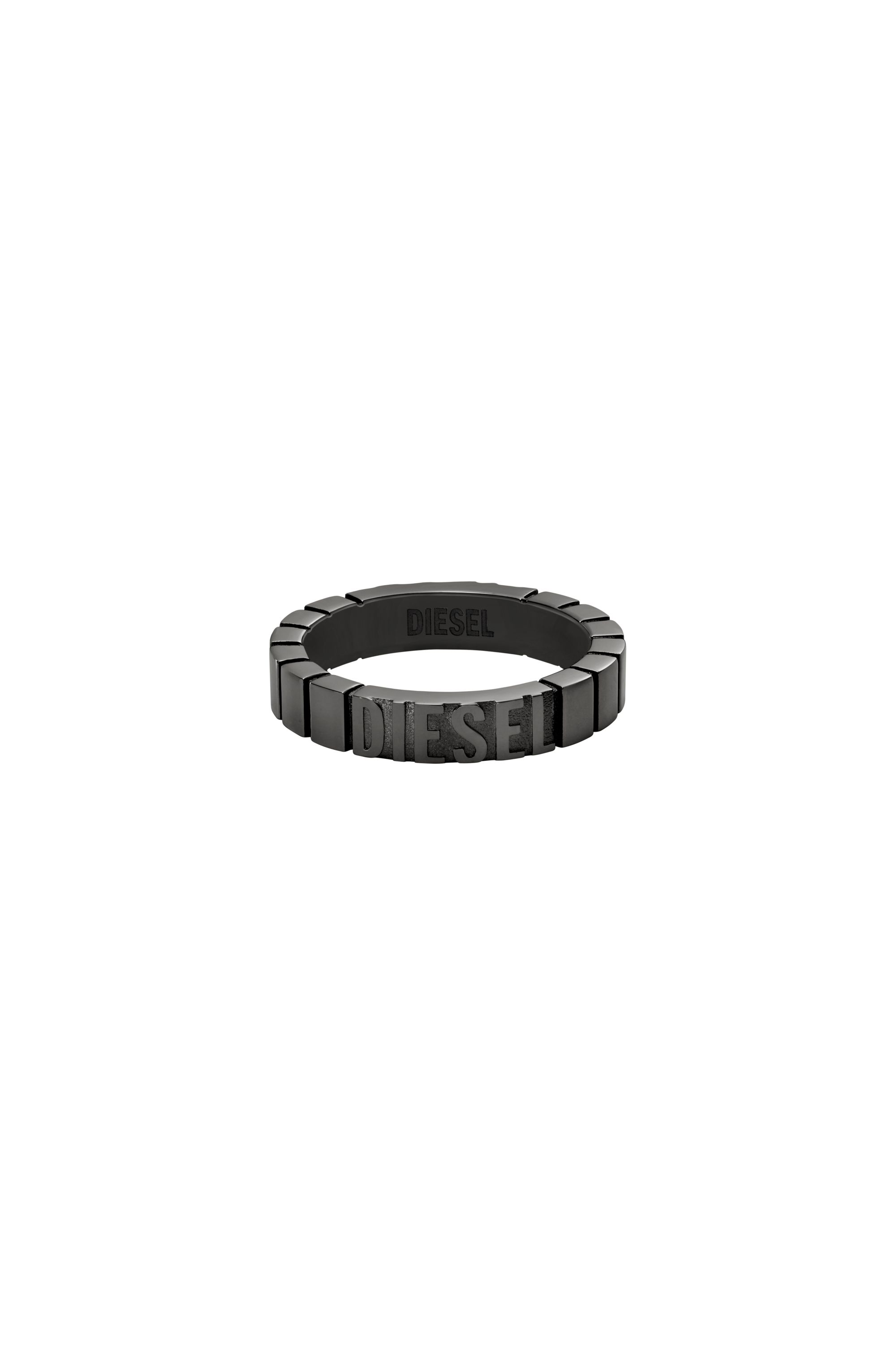 Diesel - DX1612060, Unisex's Stainless Steel Band Ring in ブラック - 2