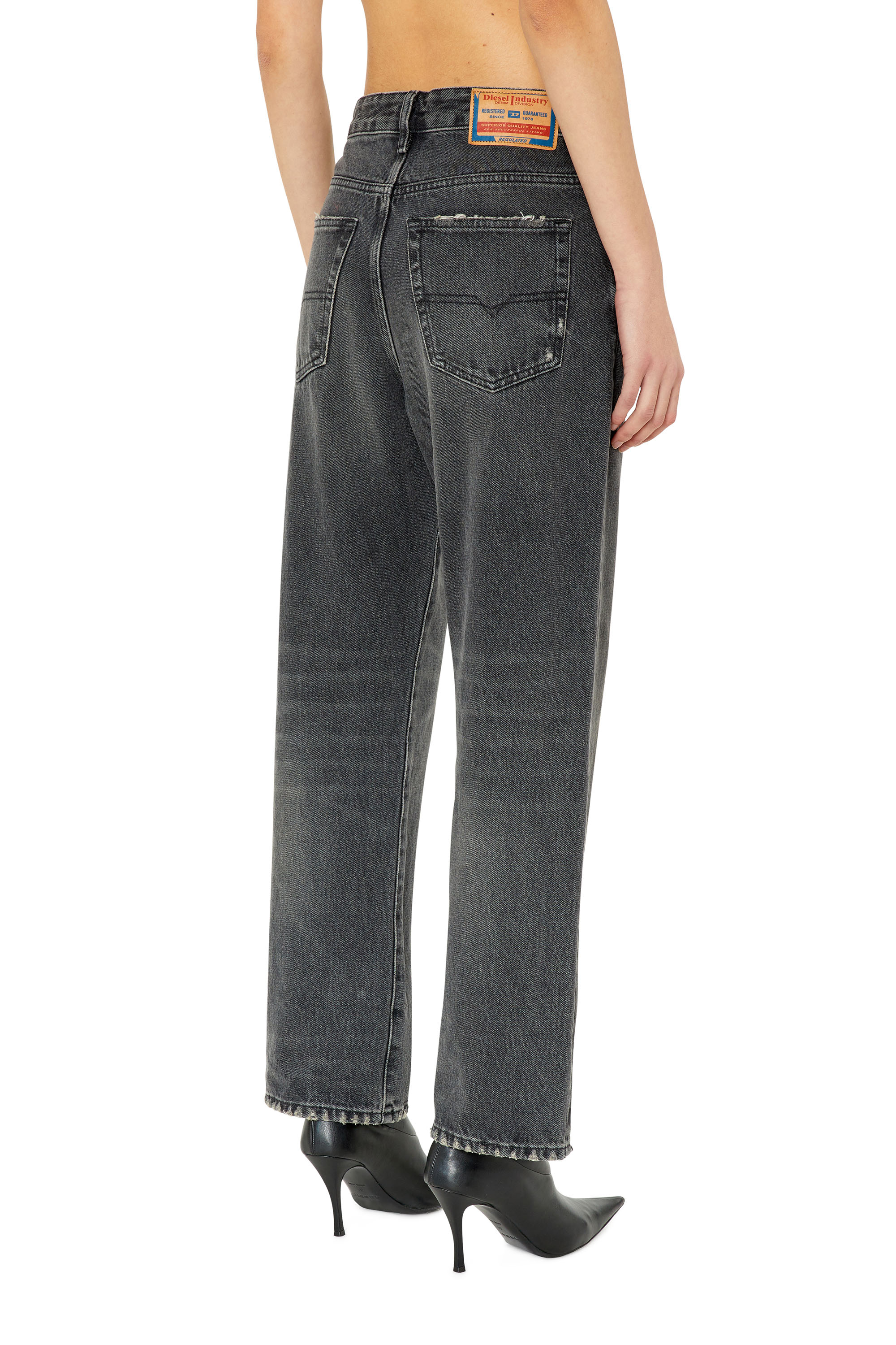 Diesel - Straight Jeans 1999 D-Reggy 007K8, ブラック/ダークグレー - Image 2