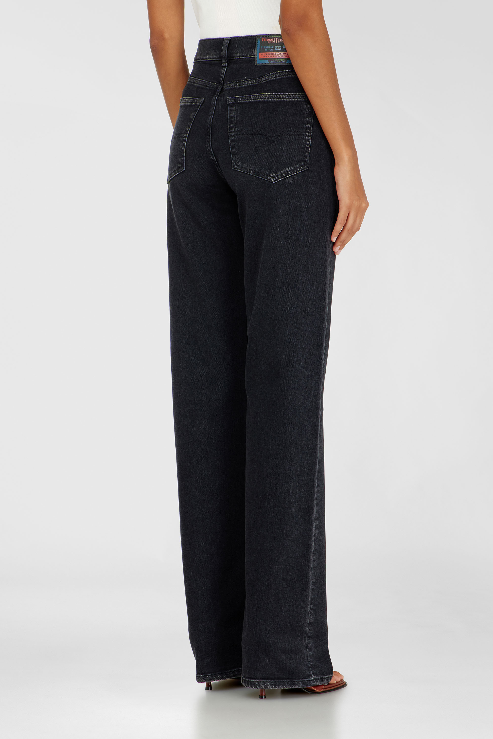Diesel - Female's Regular Jeans 1971 D-Sent 09N89, ブラック/ダークグレー - 5