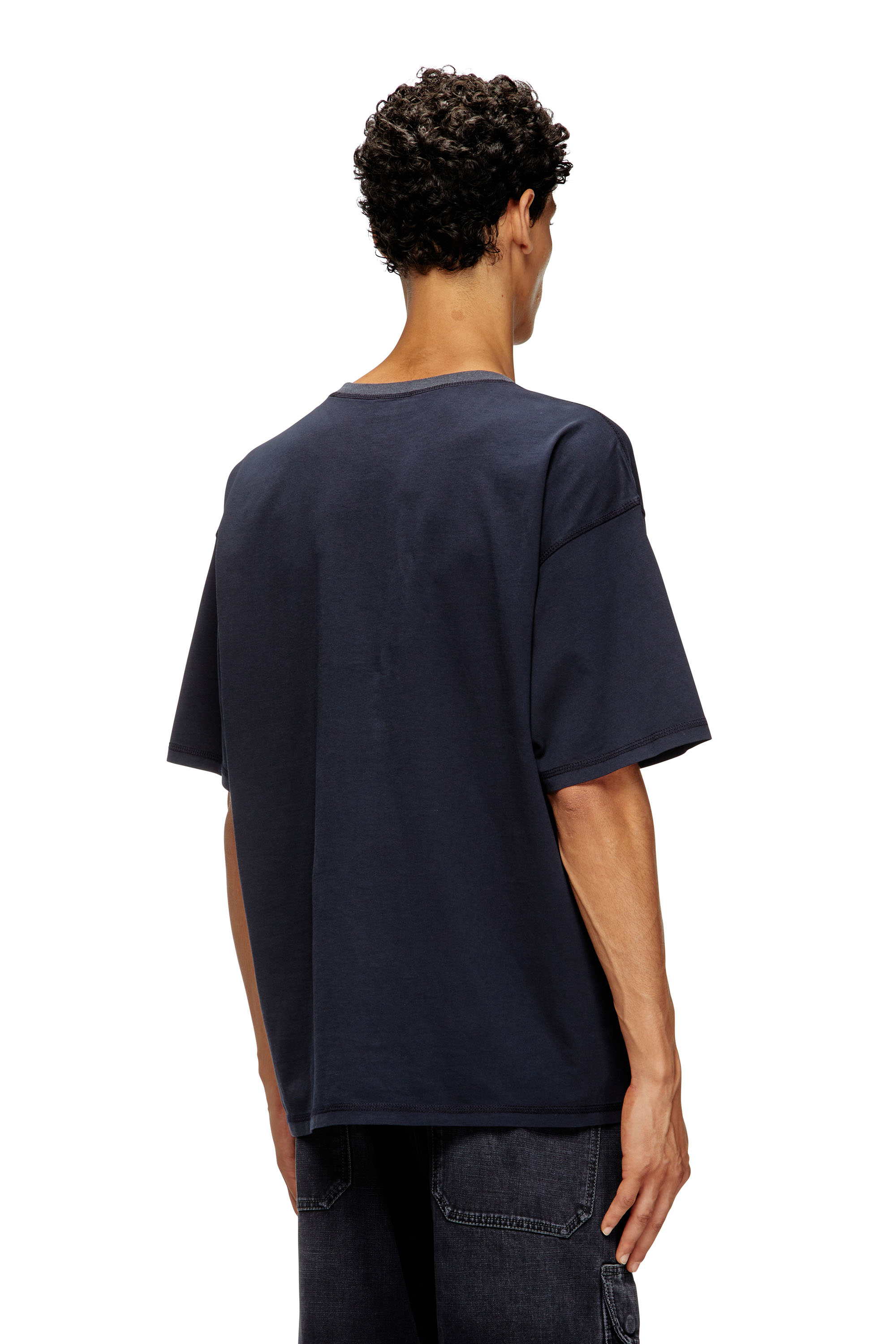 Diesel - T-BOXT-T5, Male's Tシャツ in ダークブルー - 4