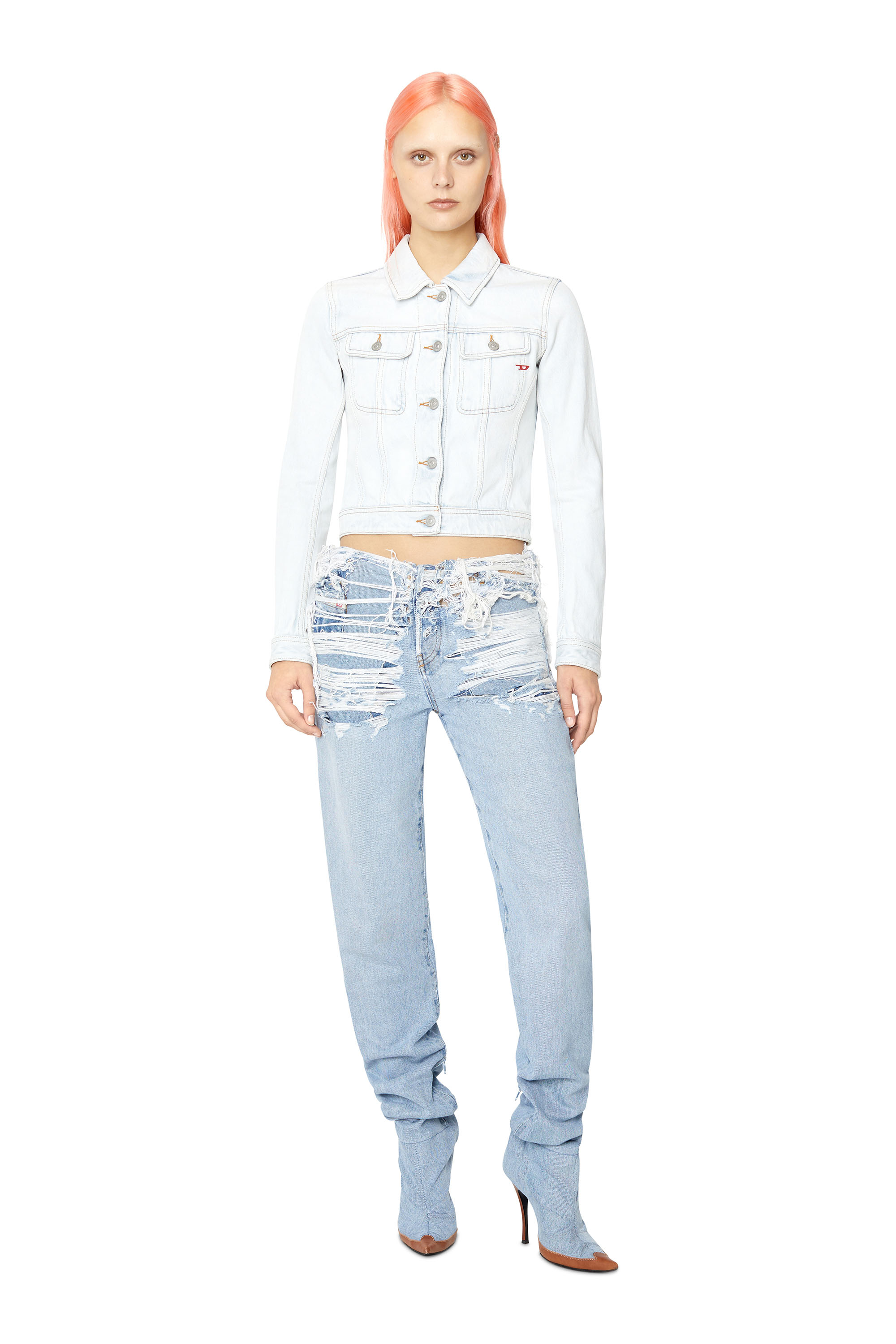 DE-SLIMMY TRUCKER JACKET, 