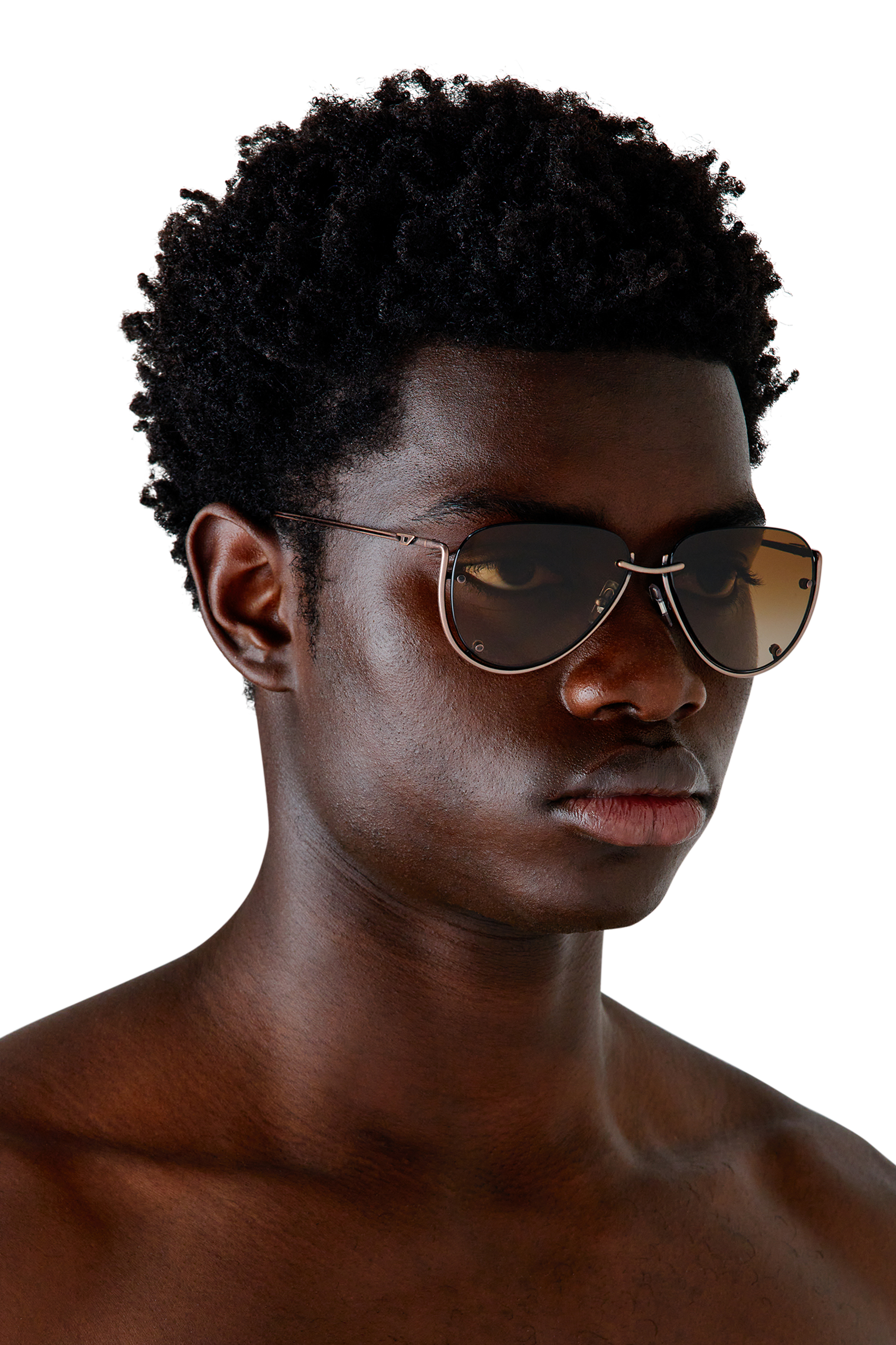 Diesel - 0DL1003, Unisex's サングラス in ブロンズ - 4