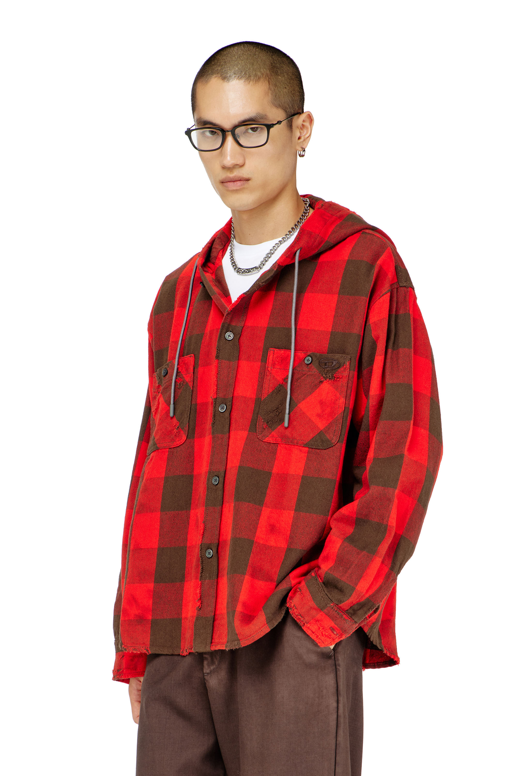 Diesel - S-DRUM-HOODY, Male's シャツ in null - 1