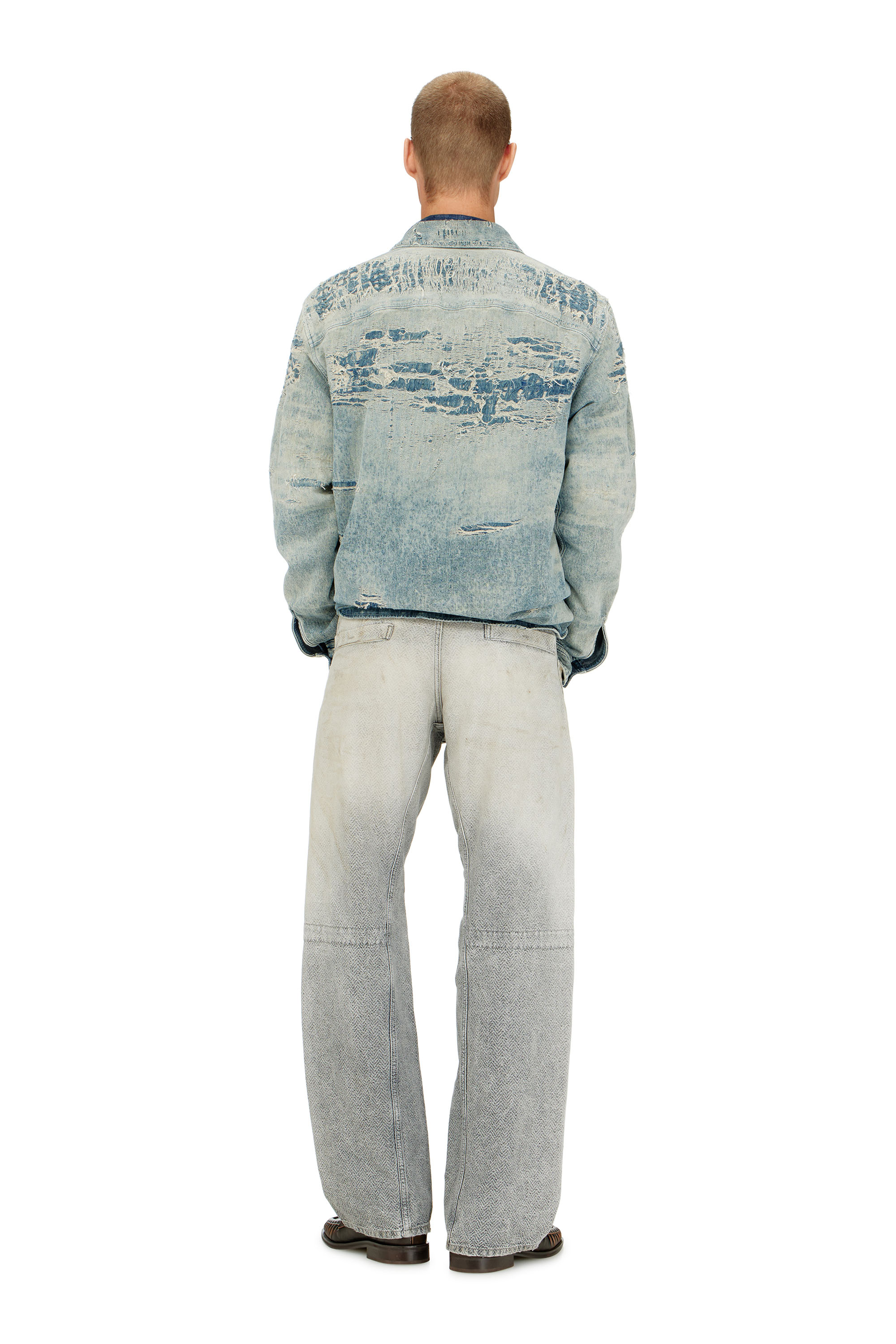 Diesel - Male's Relaxed Jeans D-Zeta 09Q11, グレー - 3