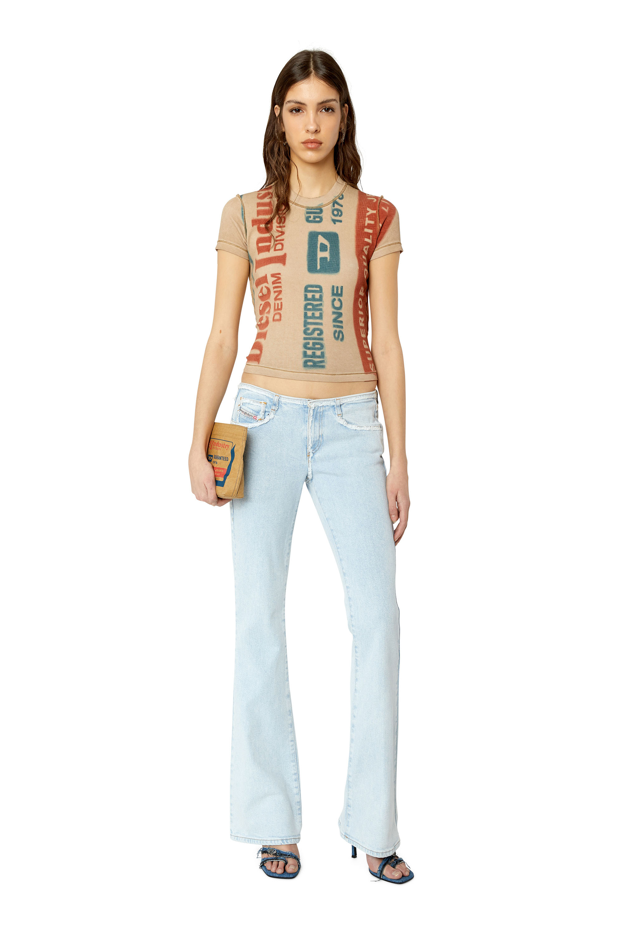 Diesel - Bootcut and Flare Jeans 1969 D-Ebbey 09F68, ライトブルー - Image 4