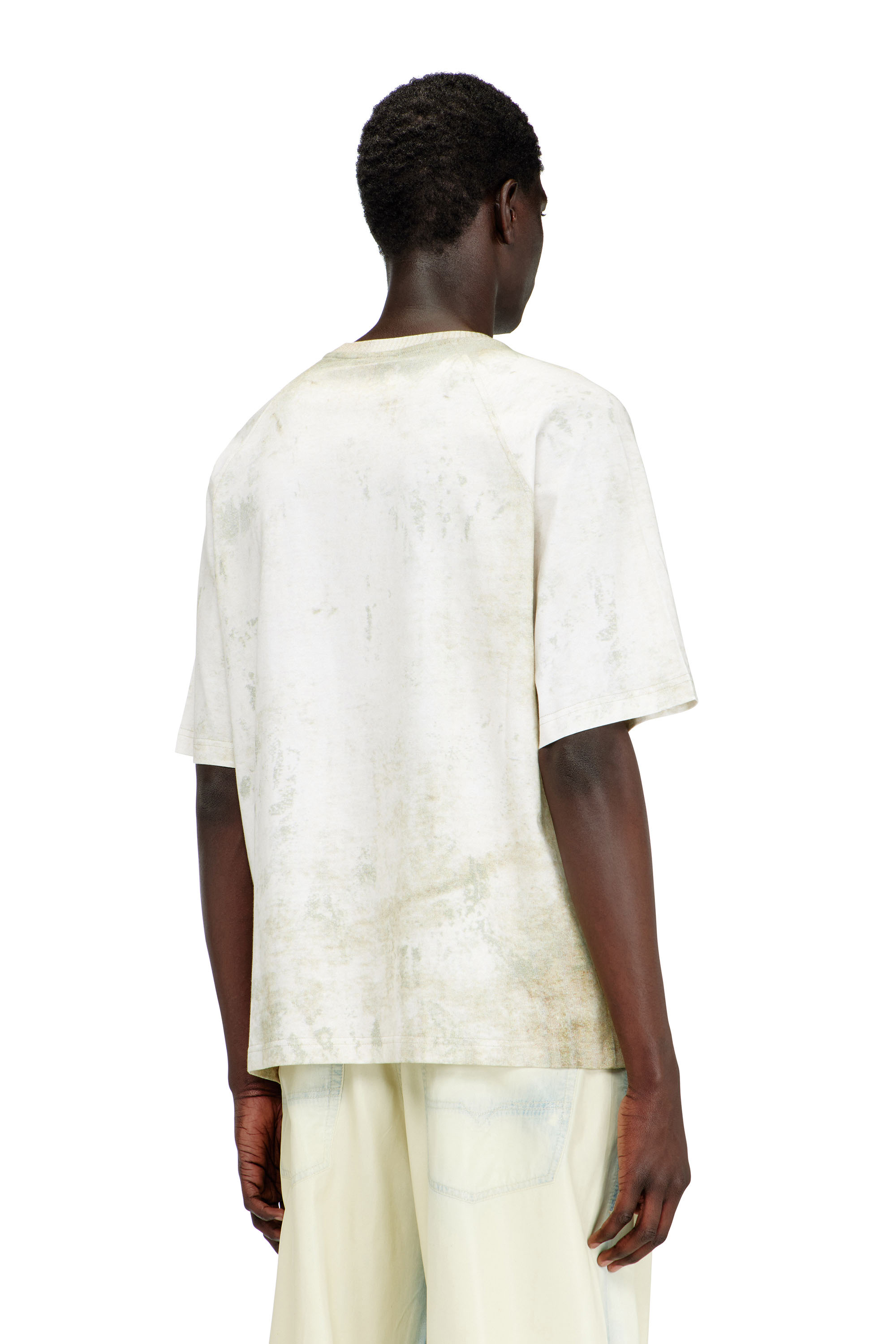 Diesel - T-CLINT, Male's T-shirt with animal print in グレー - 4