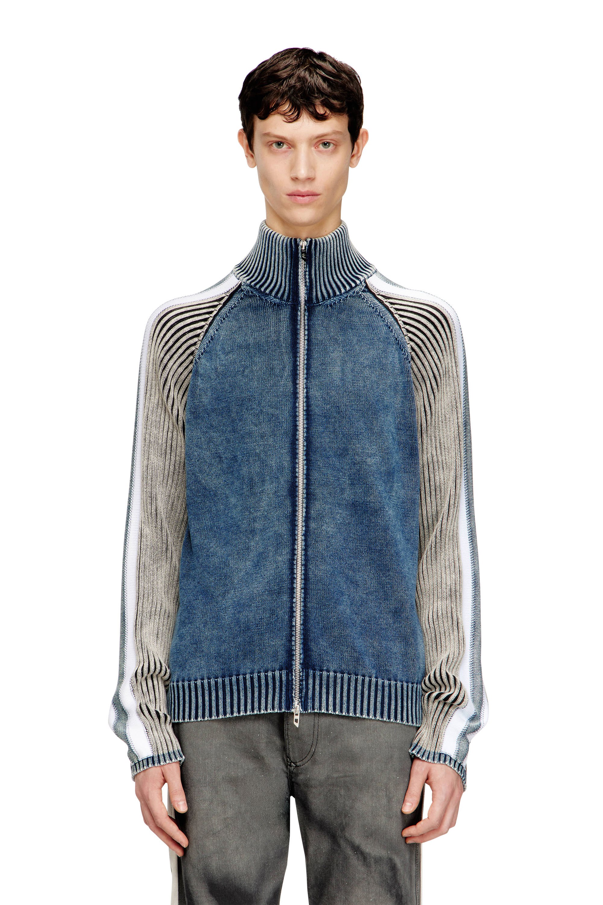 Diesel - K-HERONIMO, Male's ジップアップニット in null - 1