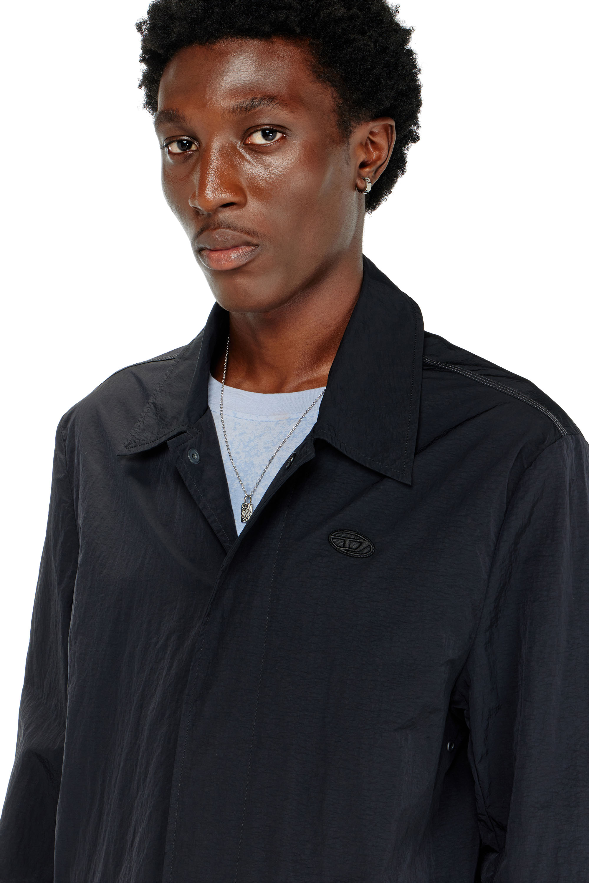 Diesel - J-BURHAT, Male's コート in ブラック - 4