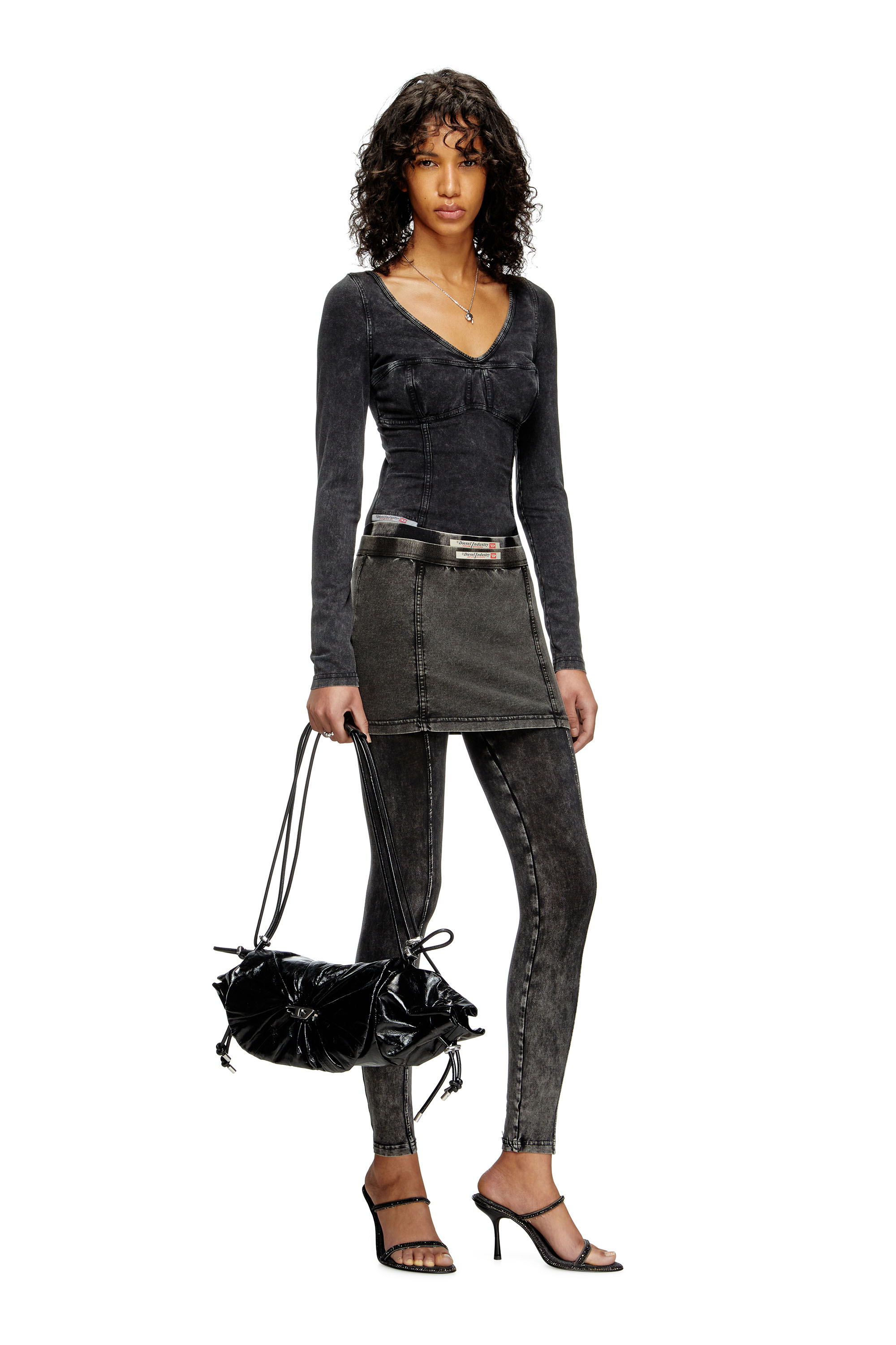 Diesel - T-ELIN, Female's プルオーバートップ in ブラック - 1